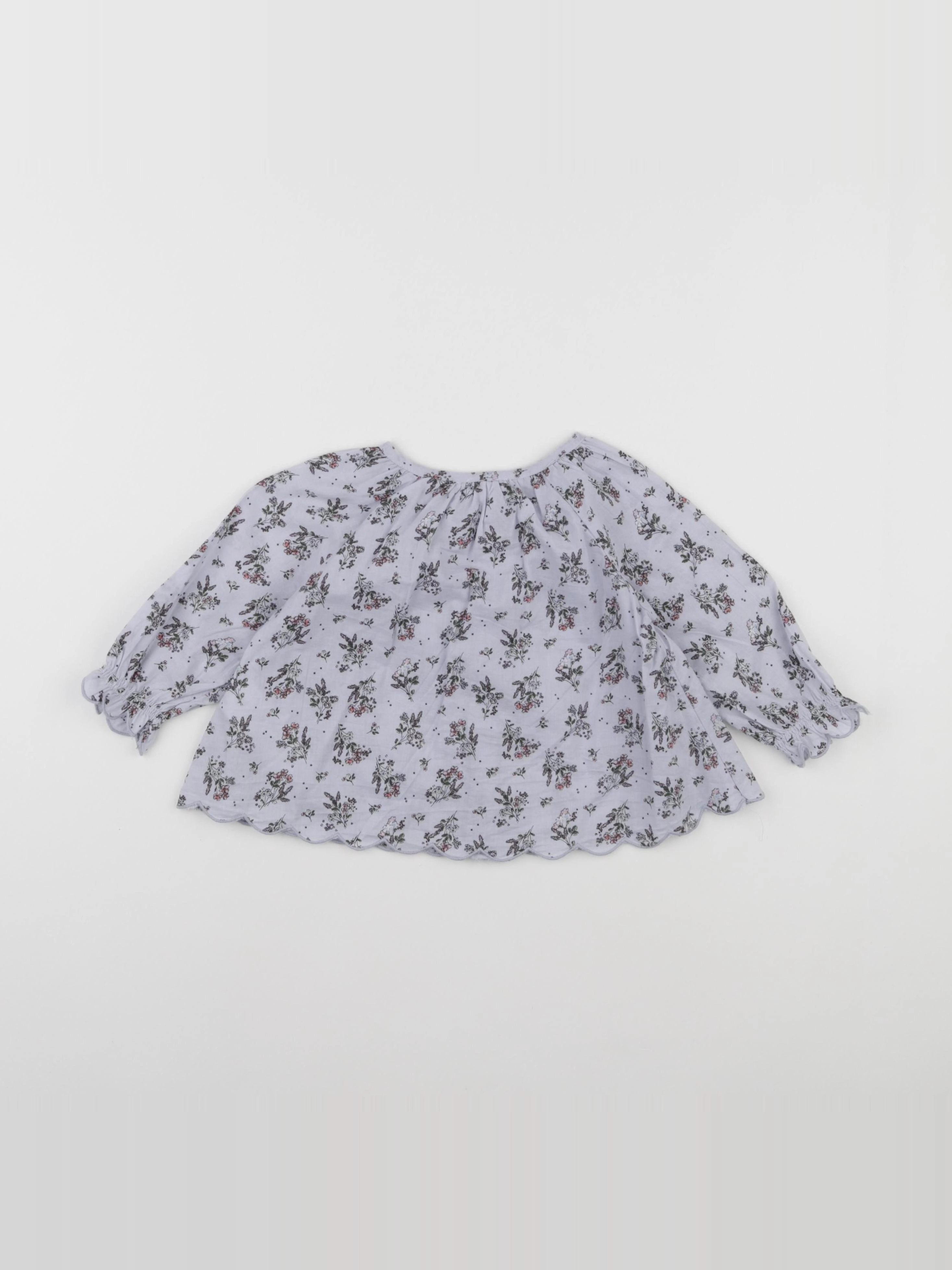 Vertbaudet - blouse bleu - 12 mois