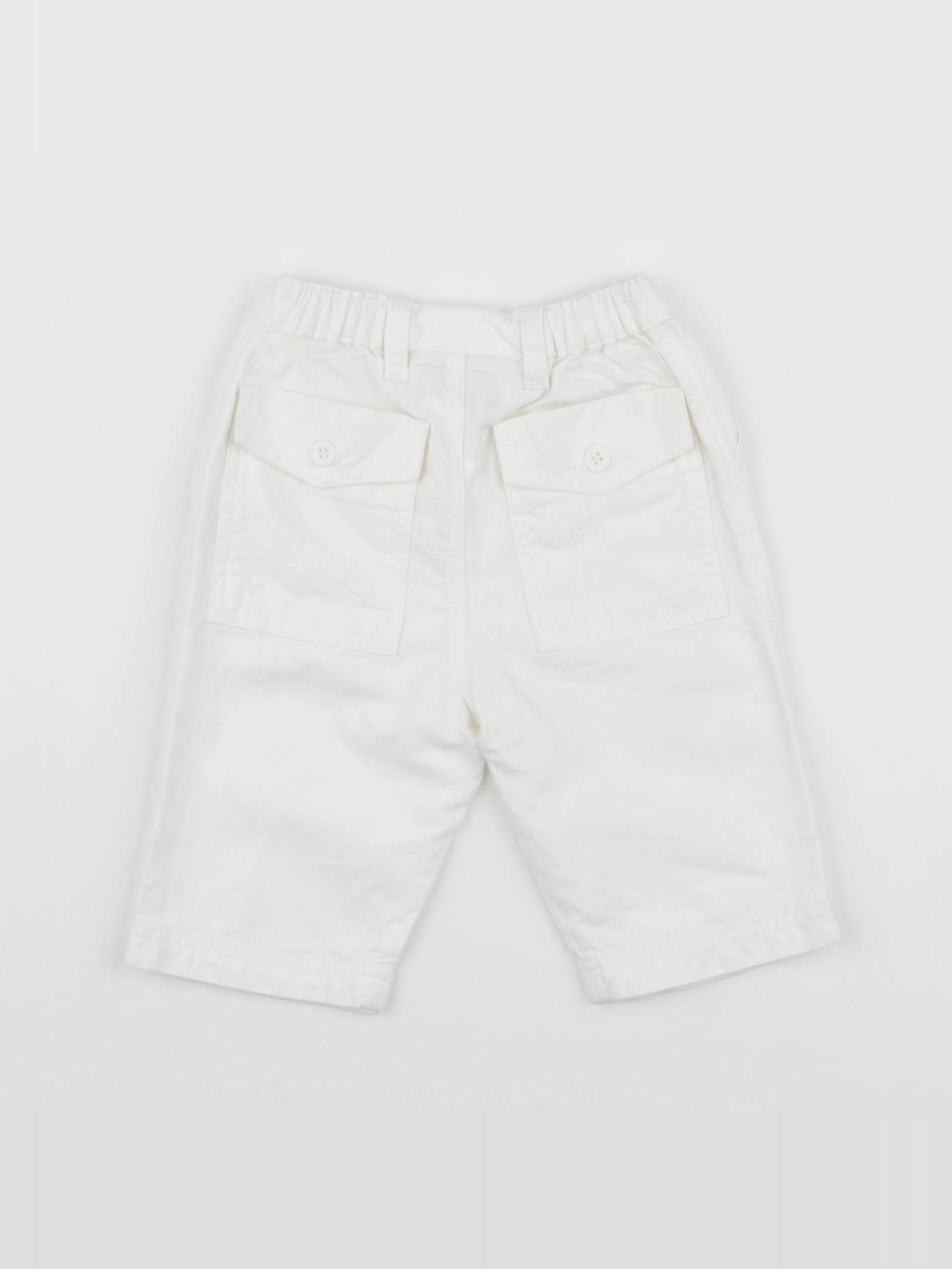 Petit Bateau - pantalon blanc - 3 mois