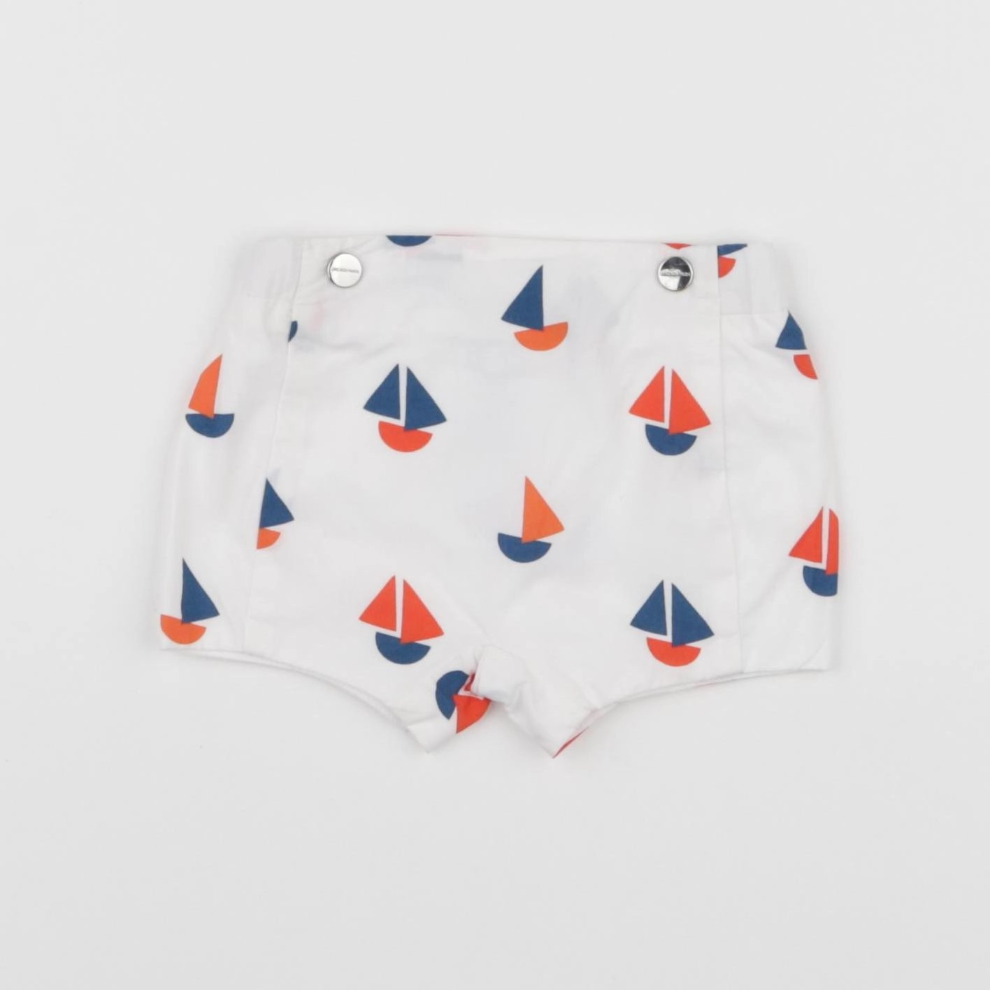 Jacadi - short blanc, bleu - 1 mois