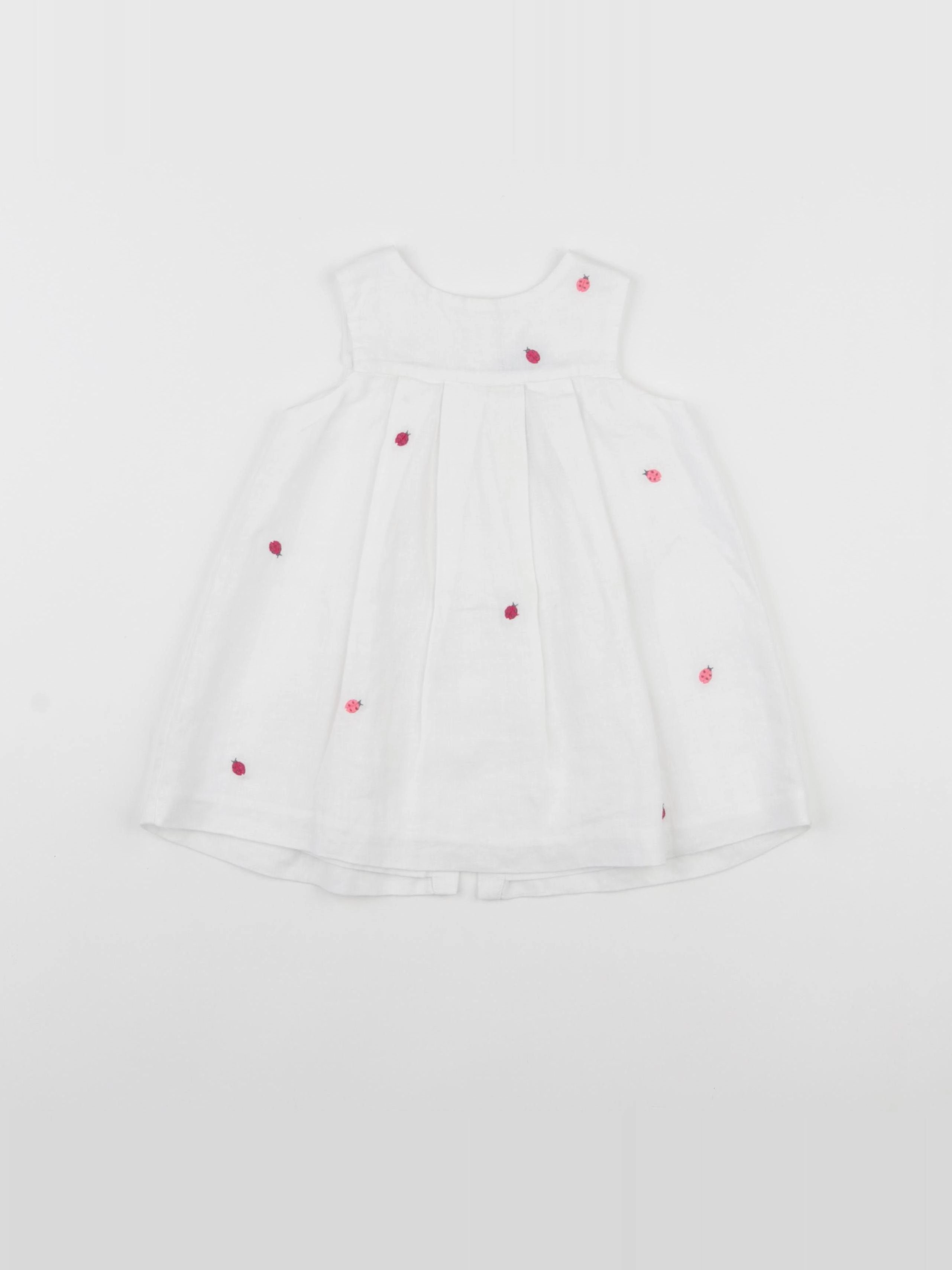 Jacadi - robe blanc - 12 mois