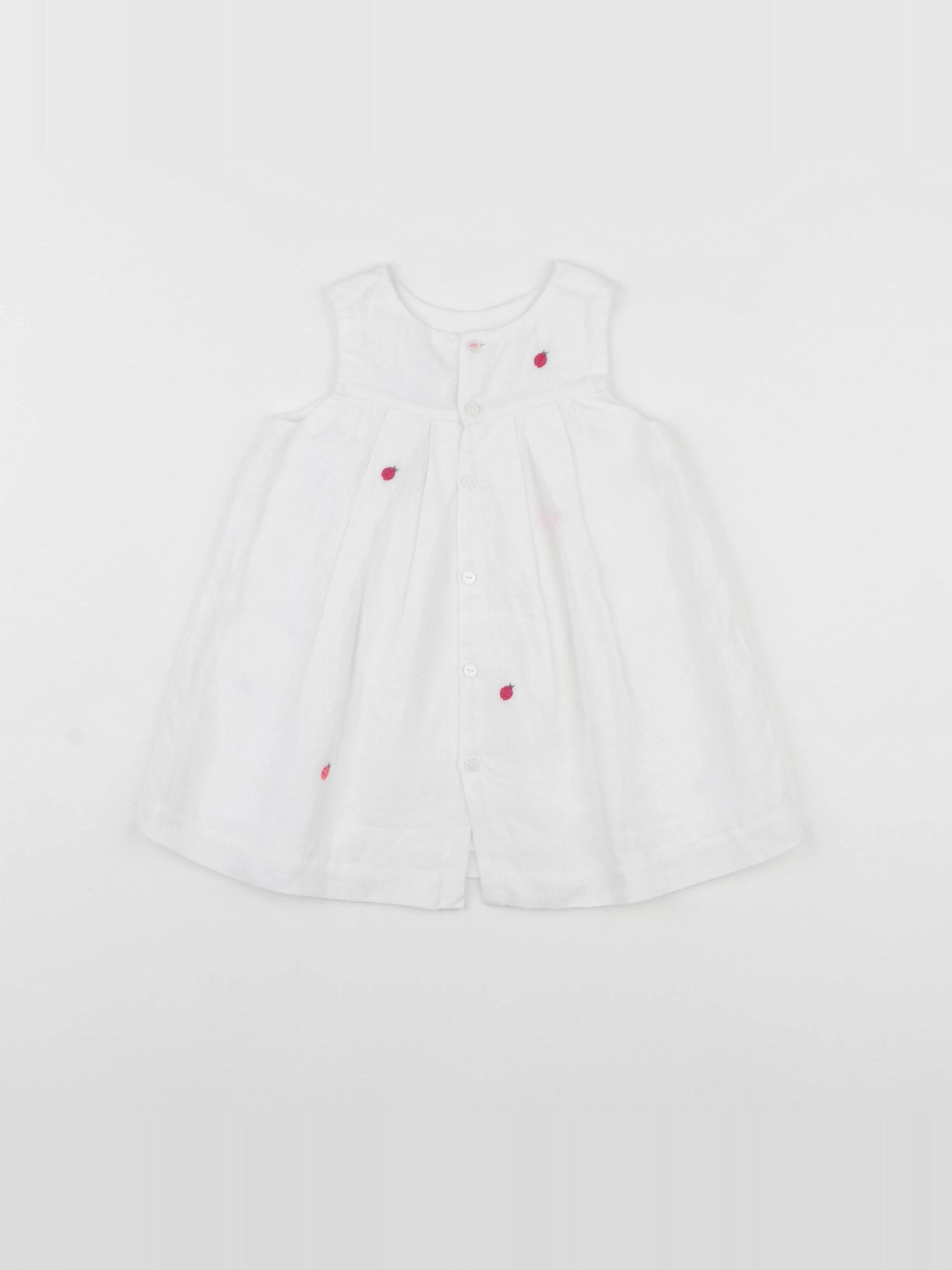 Jacadi - robe blanc - 12 mois