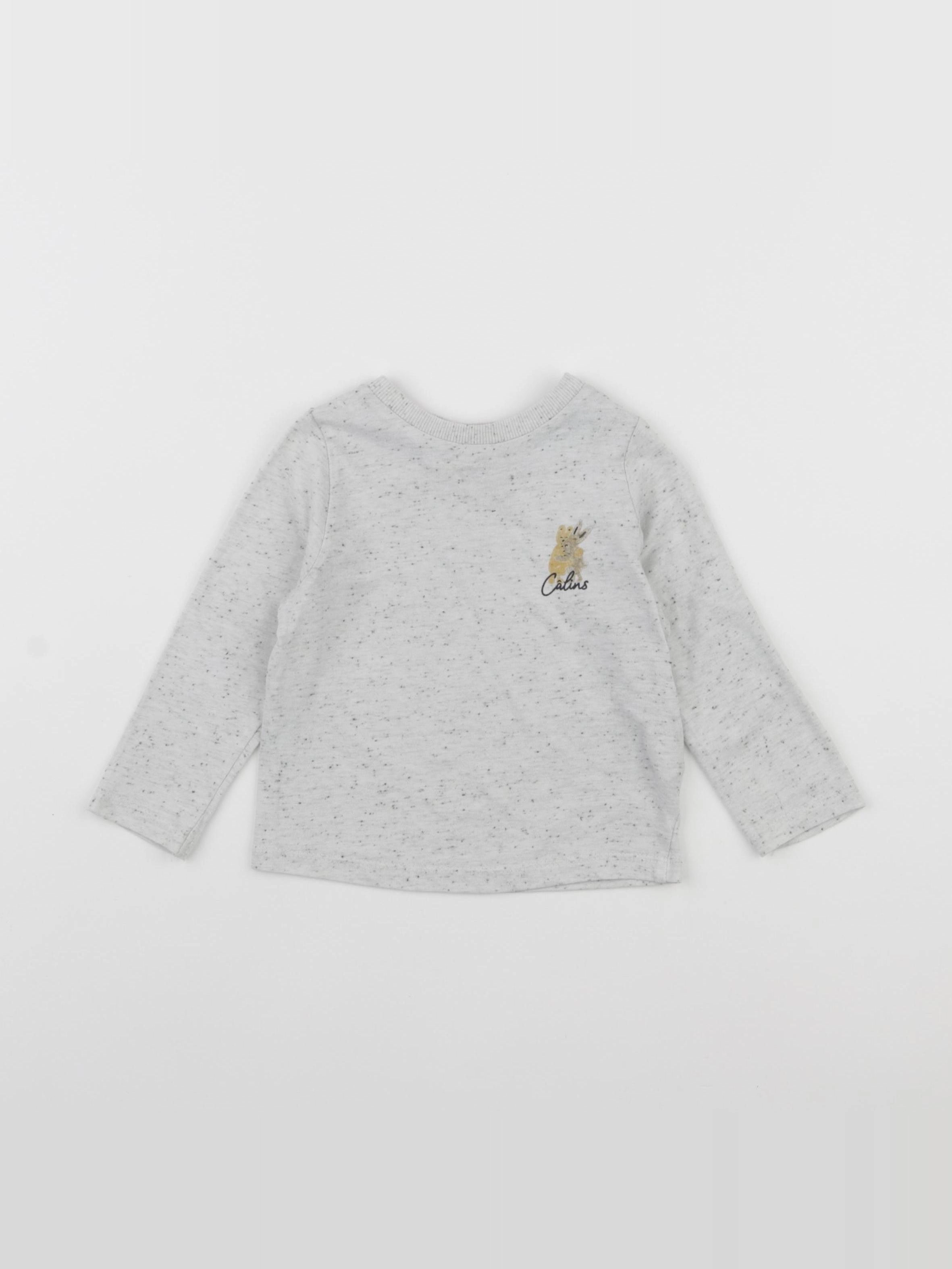 Tape à l'oeil - tee-shirt gris - 12 mois