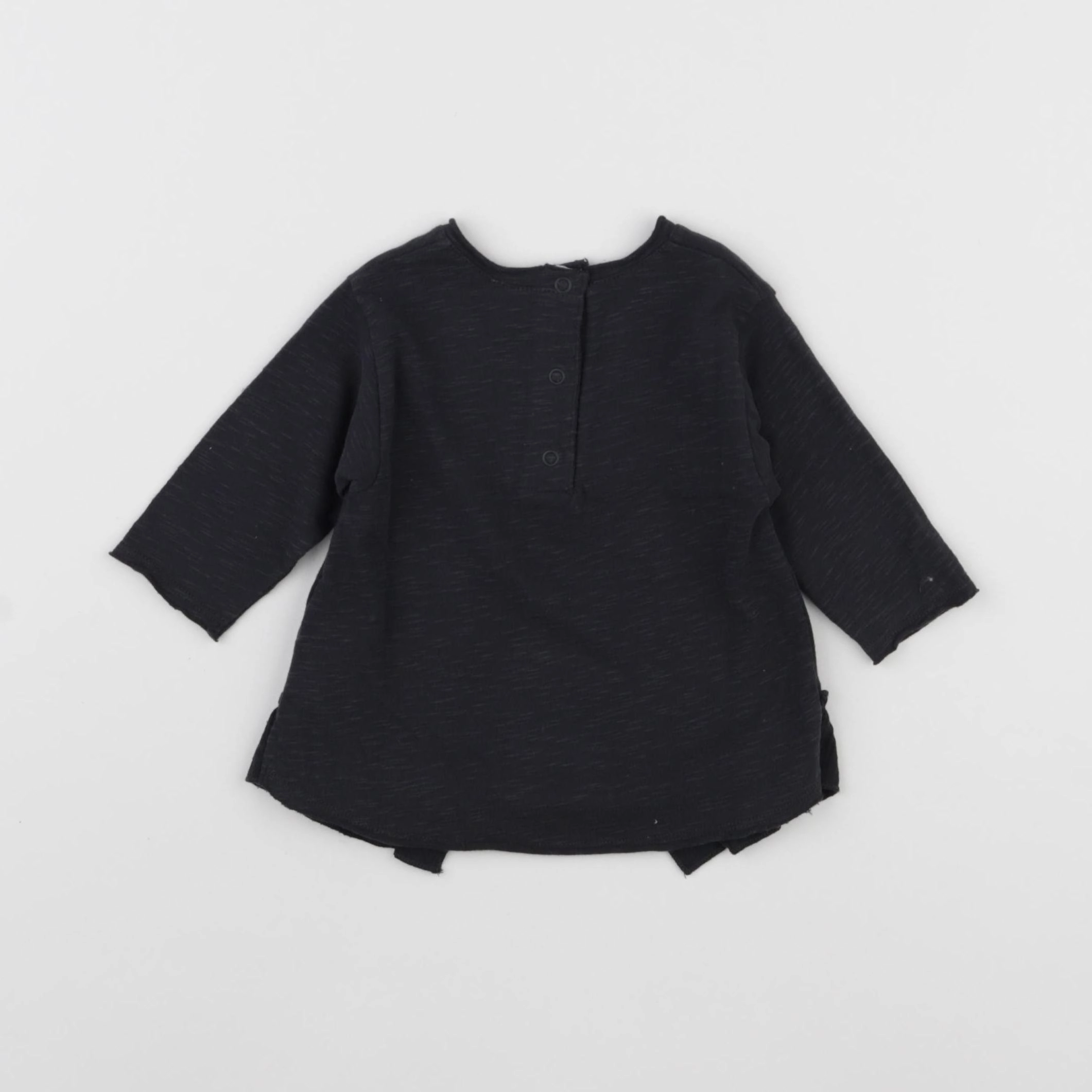 Play Up - tee-shirt noir - 3 mois