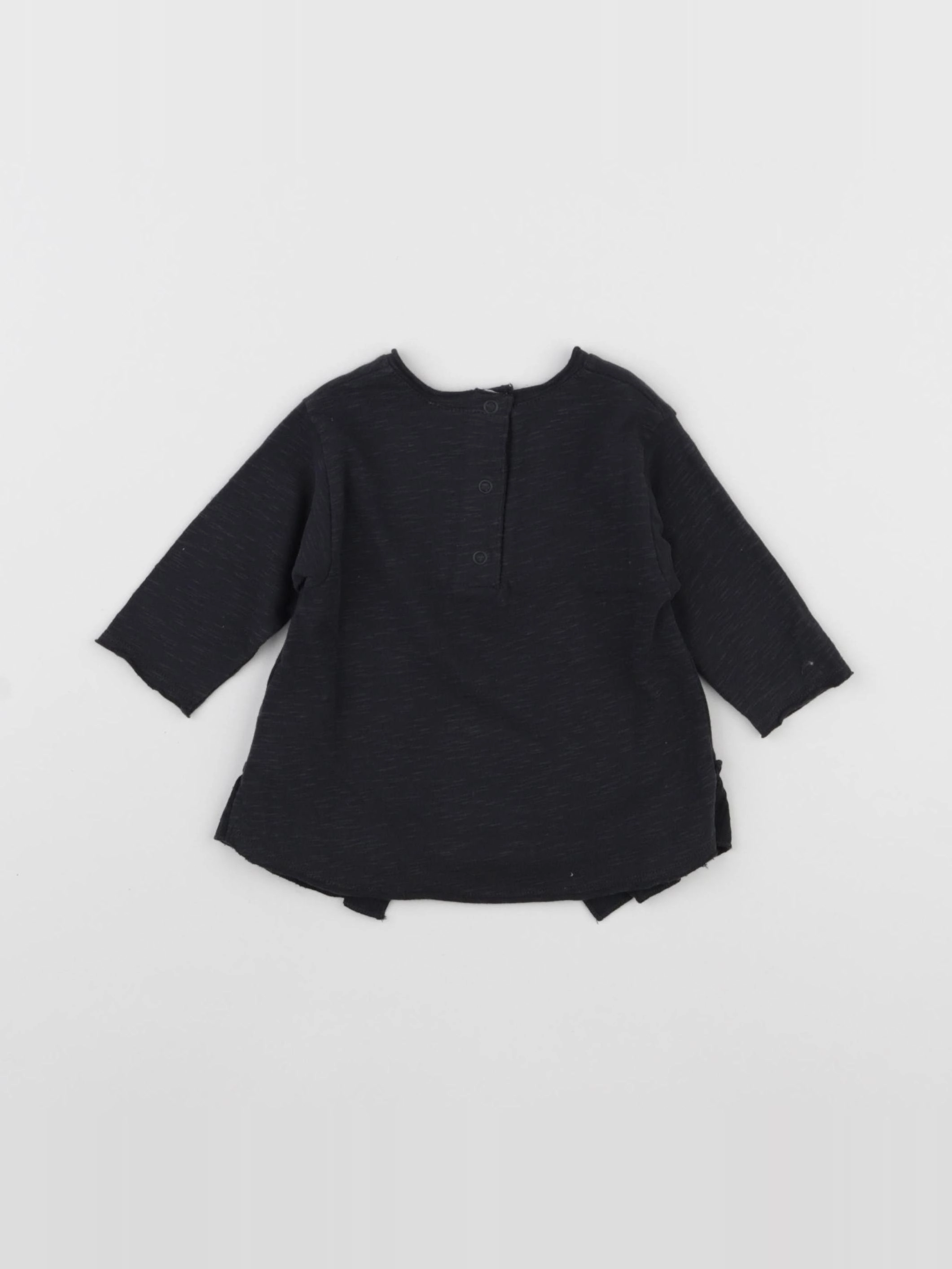 Play Up - tee-shirt noir - 3 mois