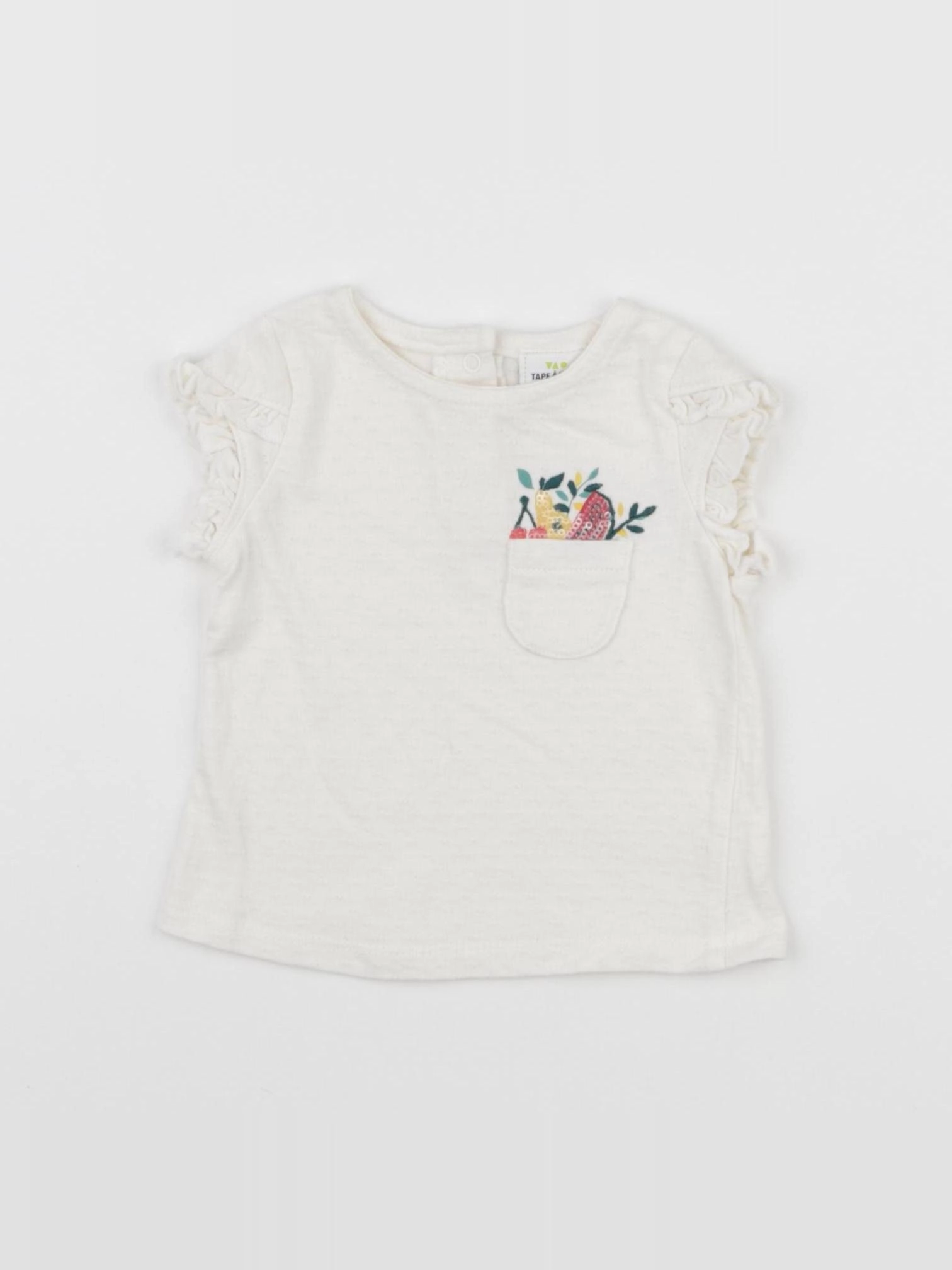 Tape à l'oeil - tee-shirt beige - 3 mois
