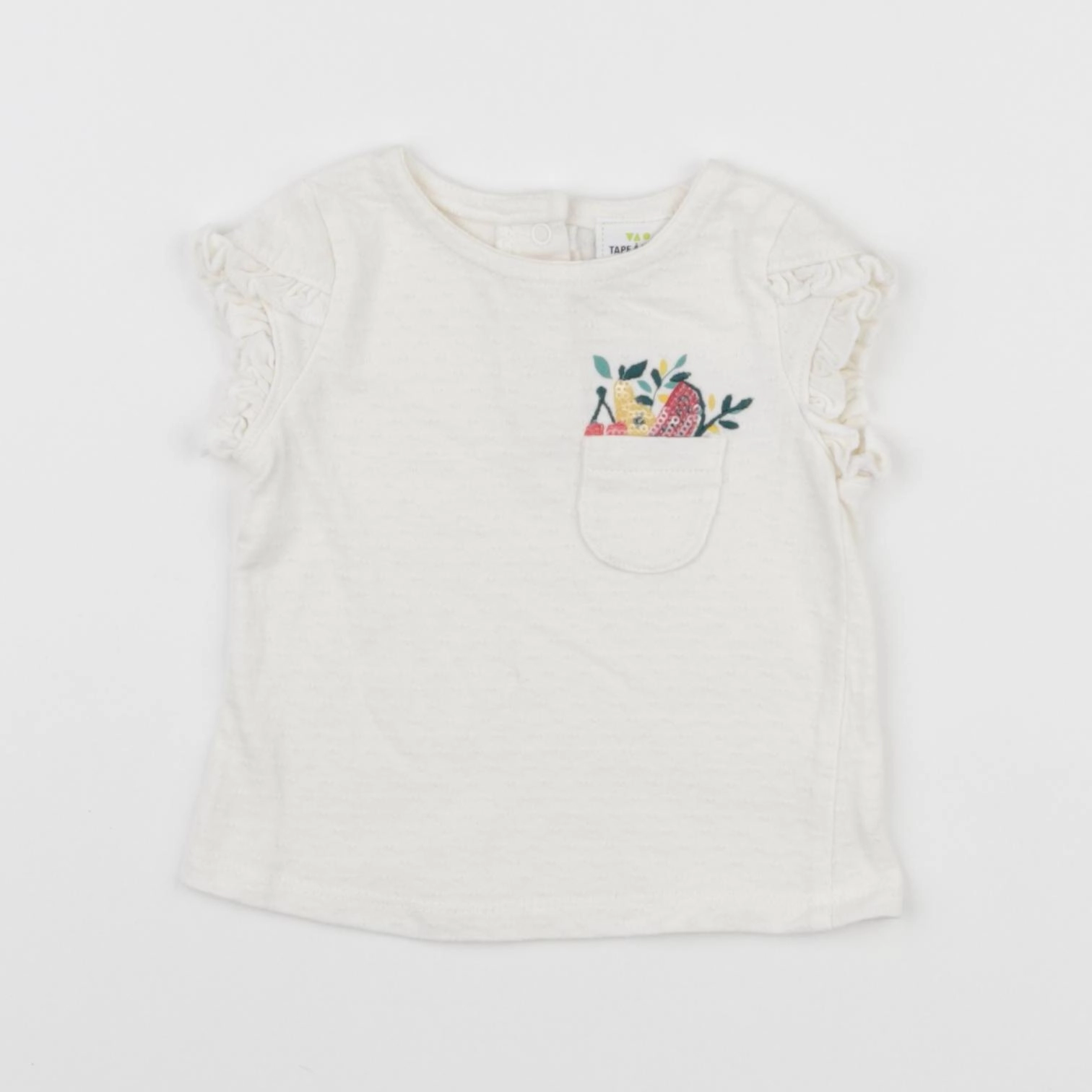 Tape à l'oeil - tee-shirt beige - 3 mois