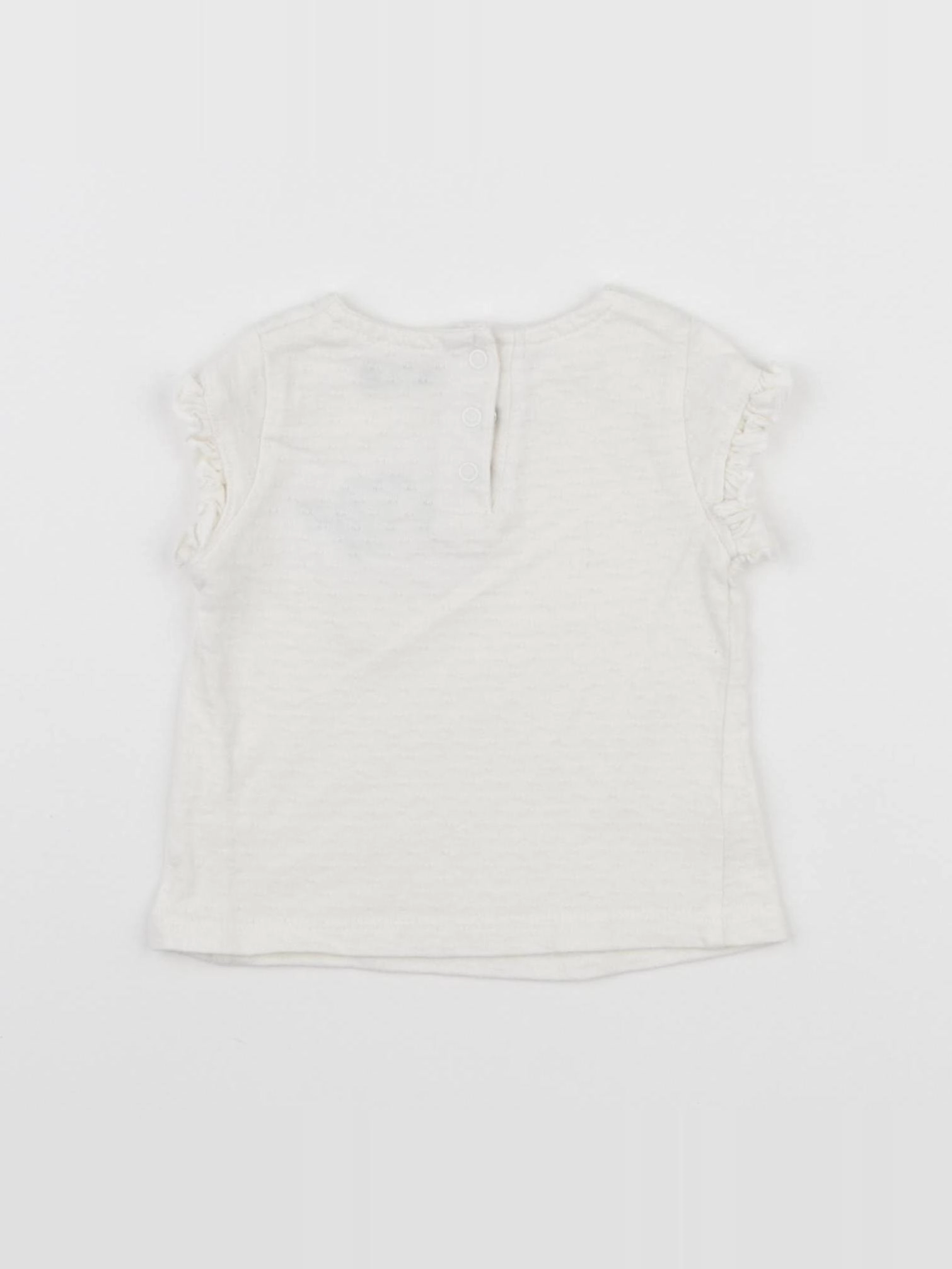 Tape à l'oeil - tee-shirt beige - 3 mois