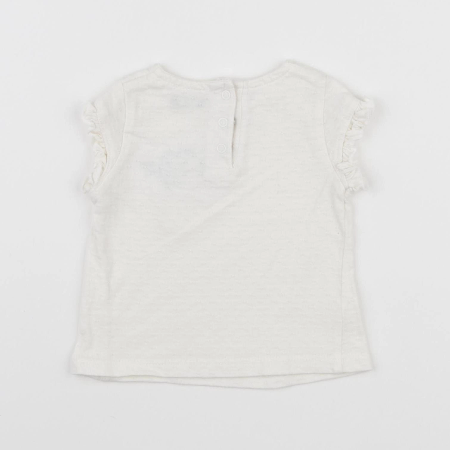 Tape à l'oeil - tee-shirt beige - 3 mois