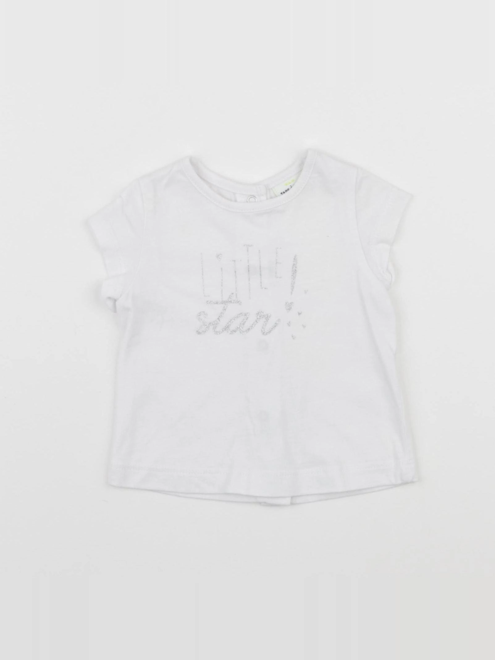 Tape à l'oeil - tee-shirt blanc - 3 mois