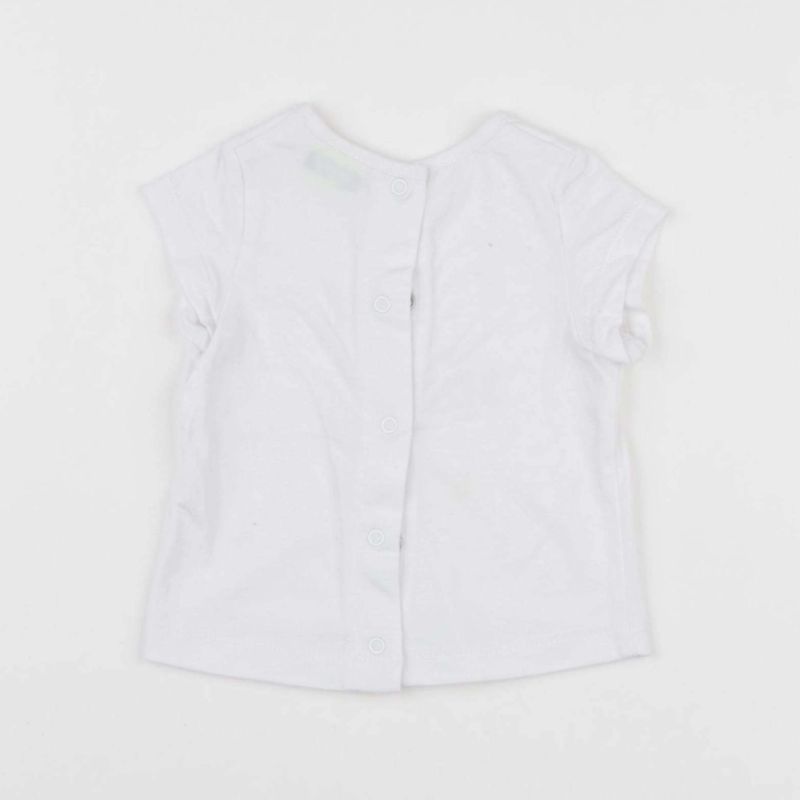 Tape à l'oeil - tee-shirt blanc - 3 mois