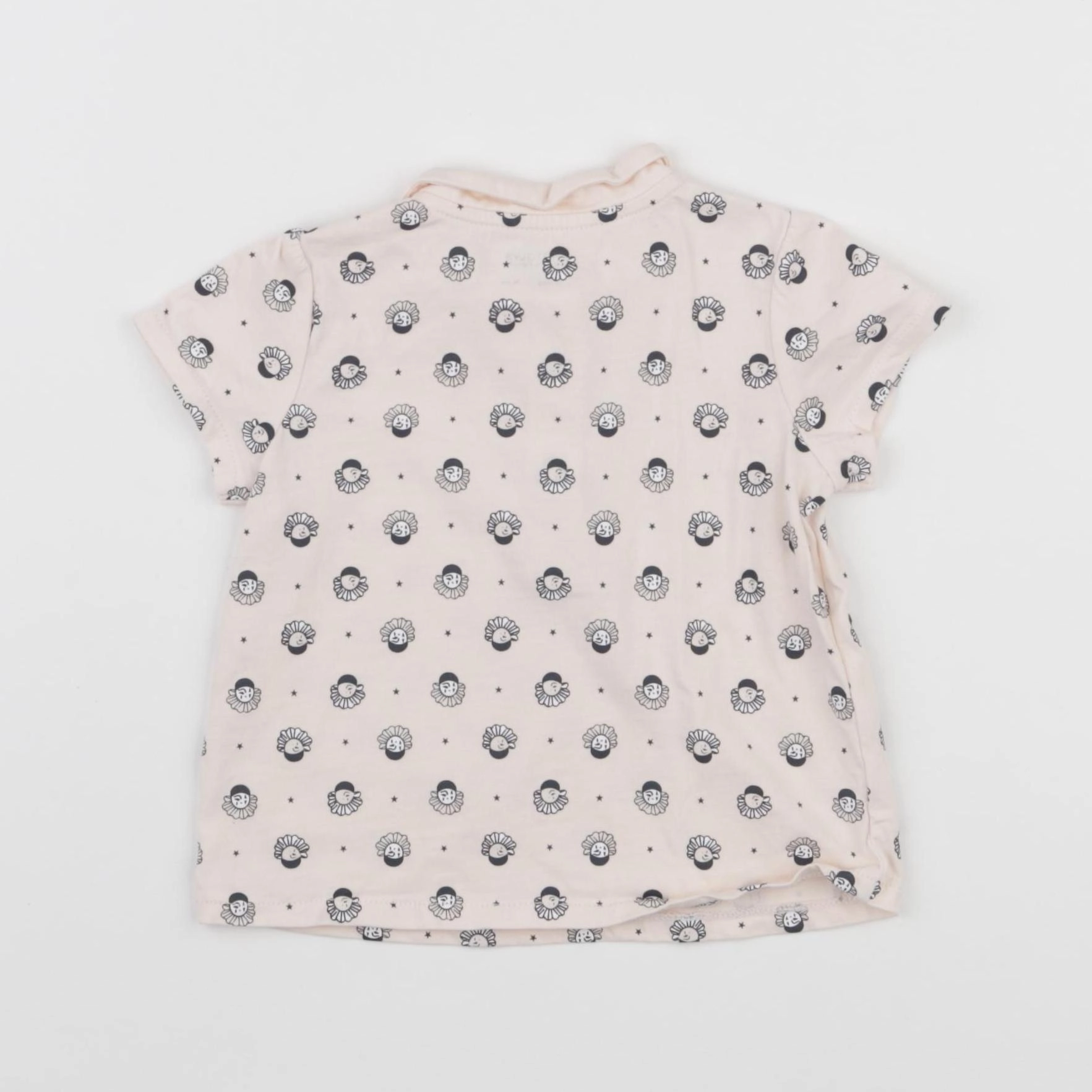 Natalys - tee-shirt rose - 12 mois