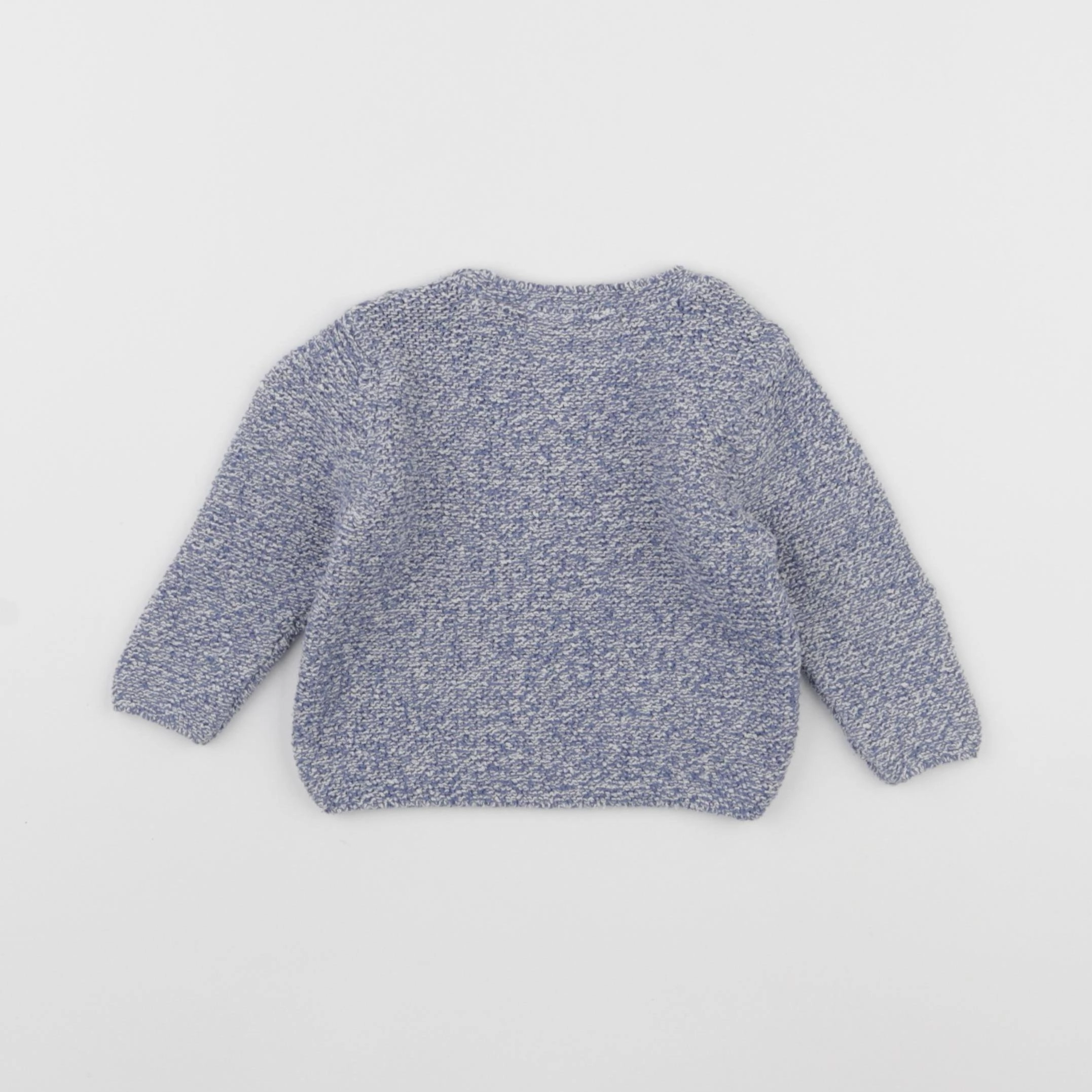 Zara - pull bleu - 3/6 mois