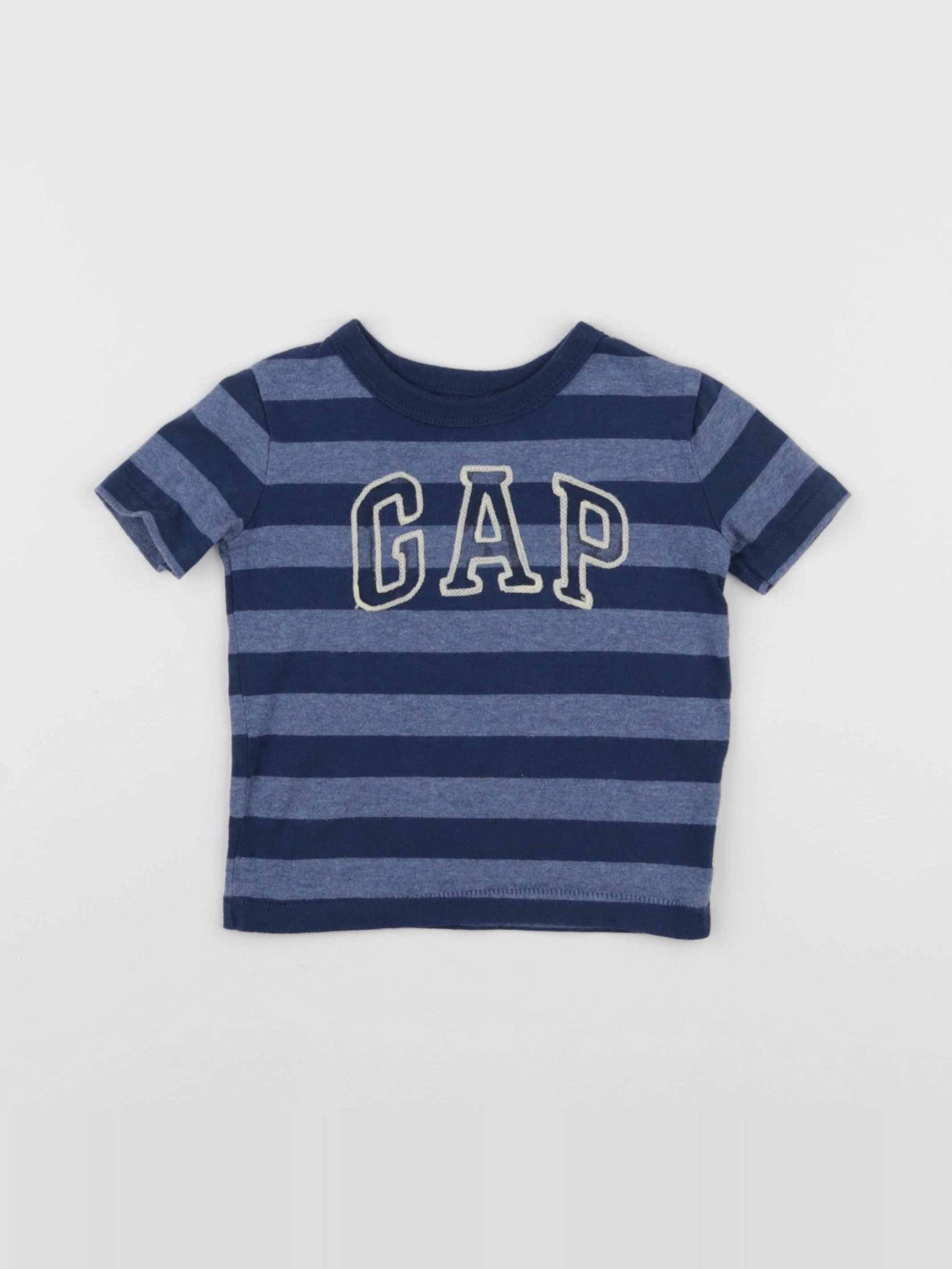 GAP - tee-shirt bleu - 6/12 mois