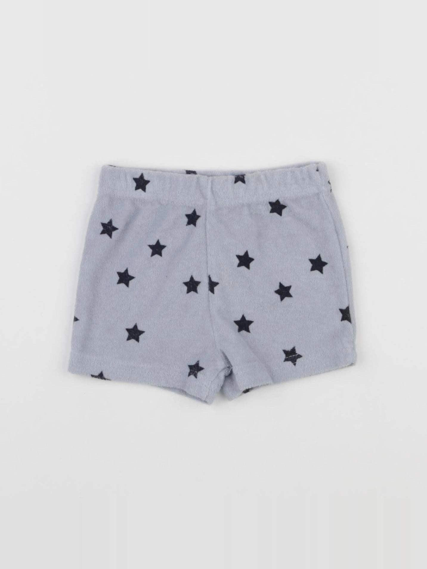 Vertbaudet - short bleu - 6 mois