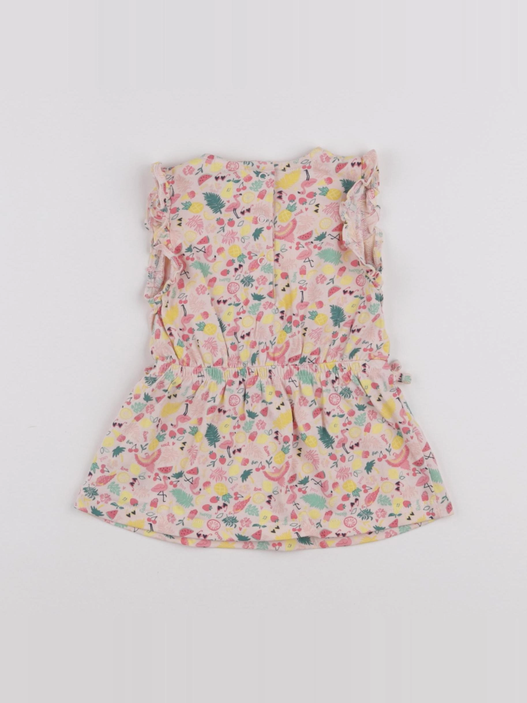 Tape à l'oeil - robe rose - 6 mois