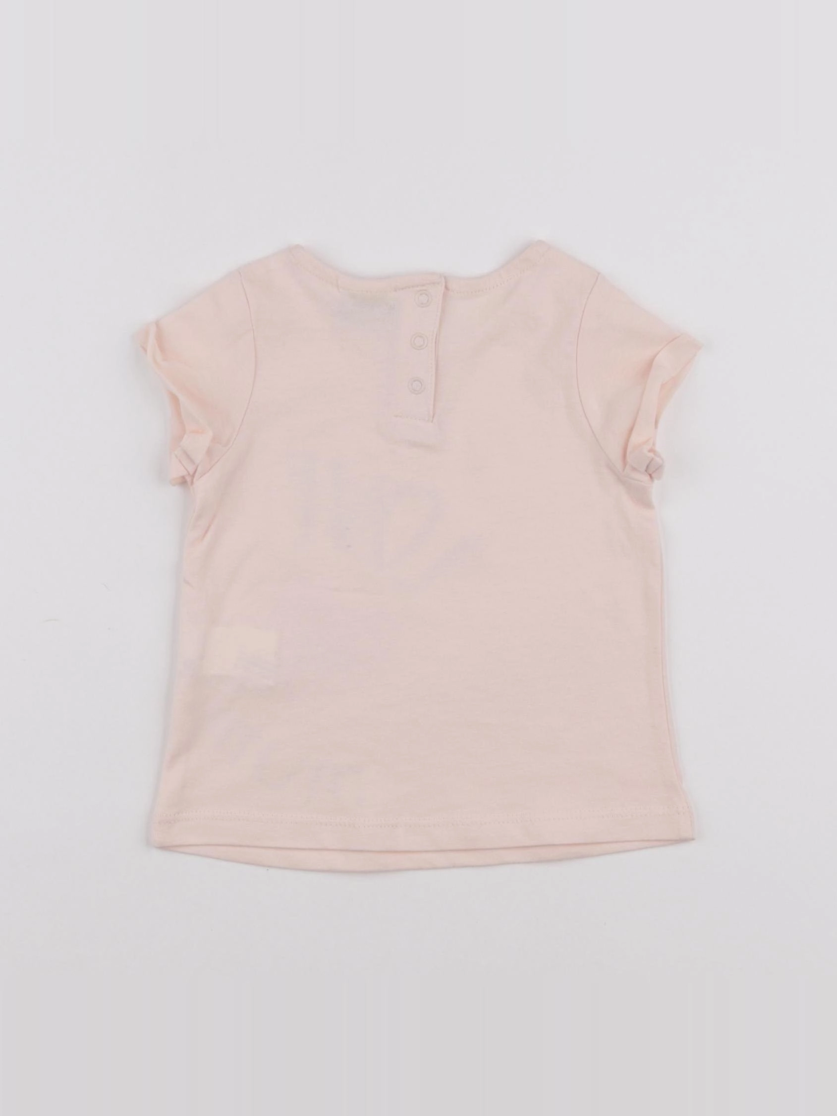 Tape à l'oeil - tee-shirt rose - 6 mois