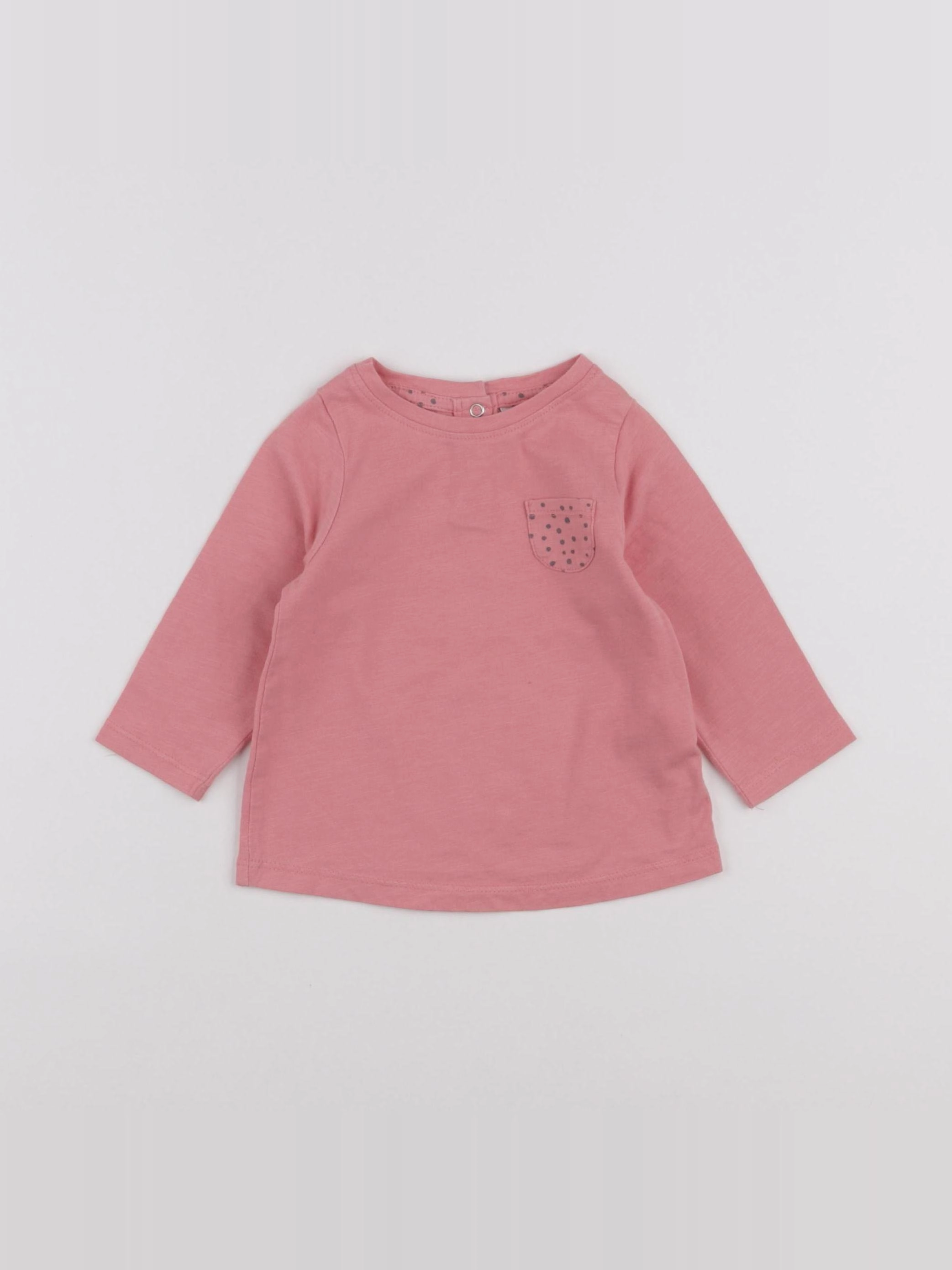 Tape à l'oeil - tee-shirt rose - 6 mois