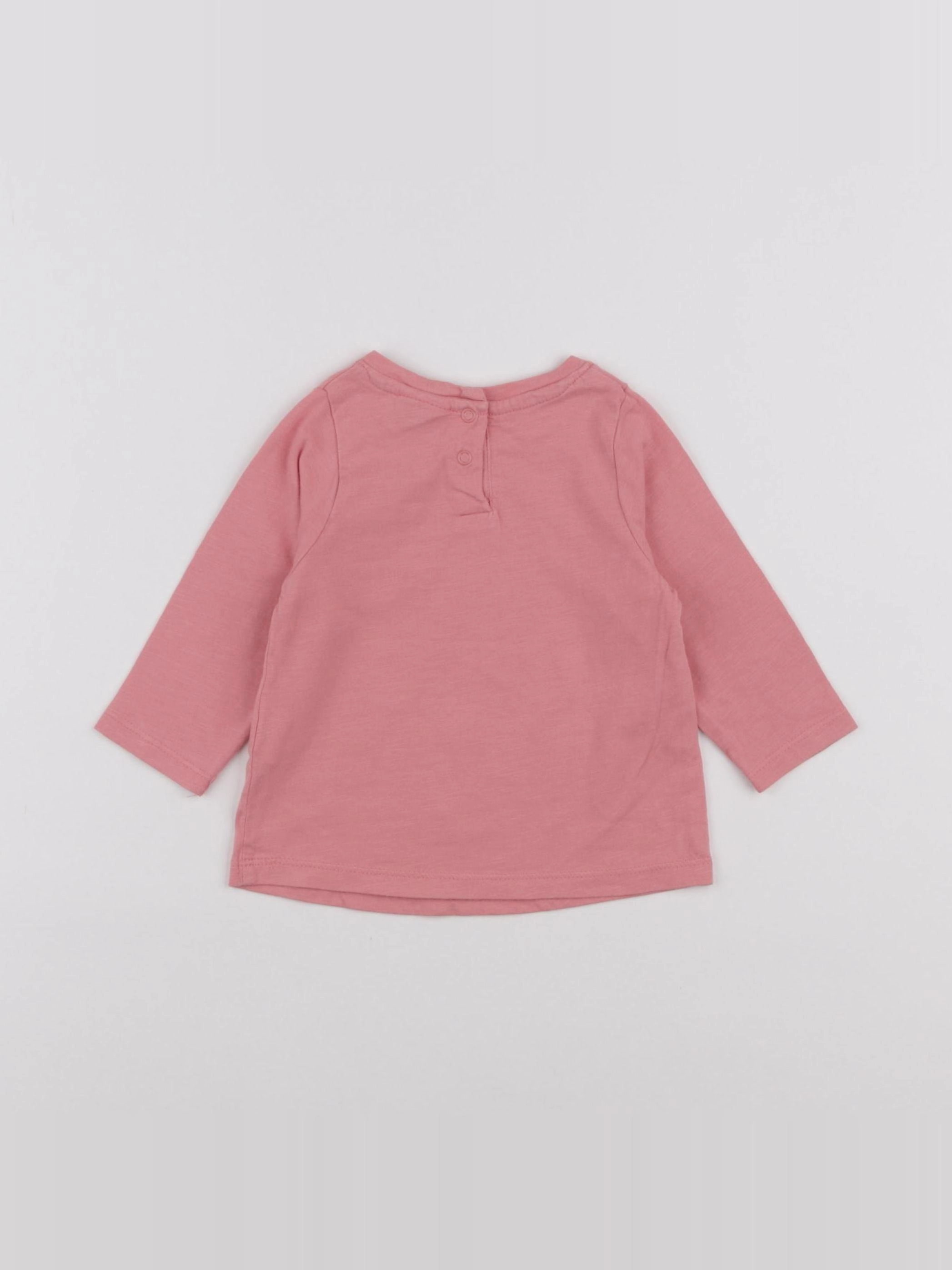 Tape à l'oeil - tee-shirt rose - 6 mois