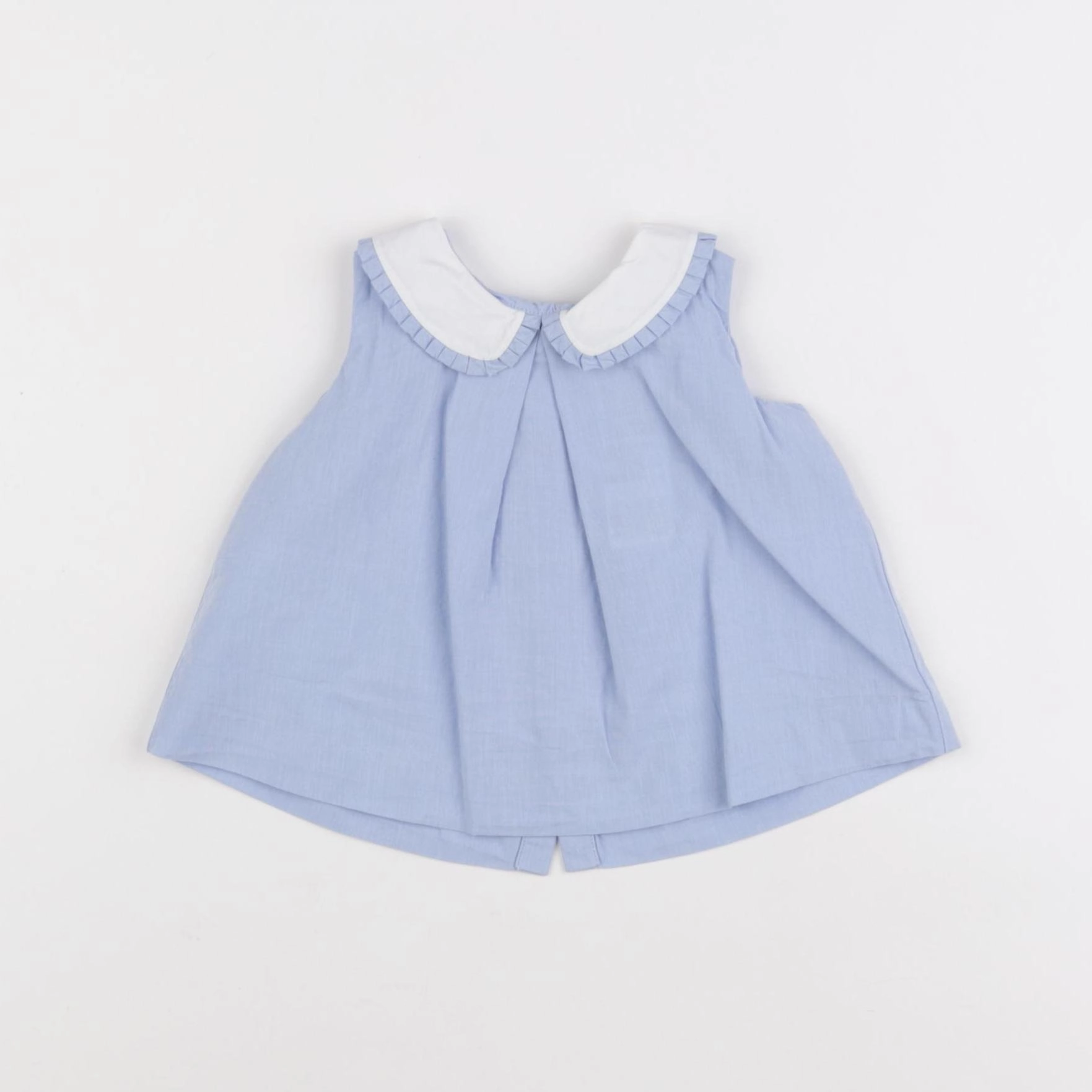 Jacadi - blouse bleu - 6 mois