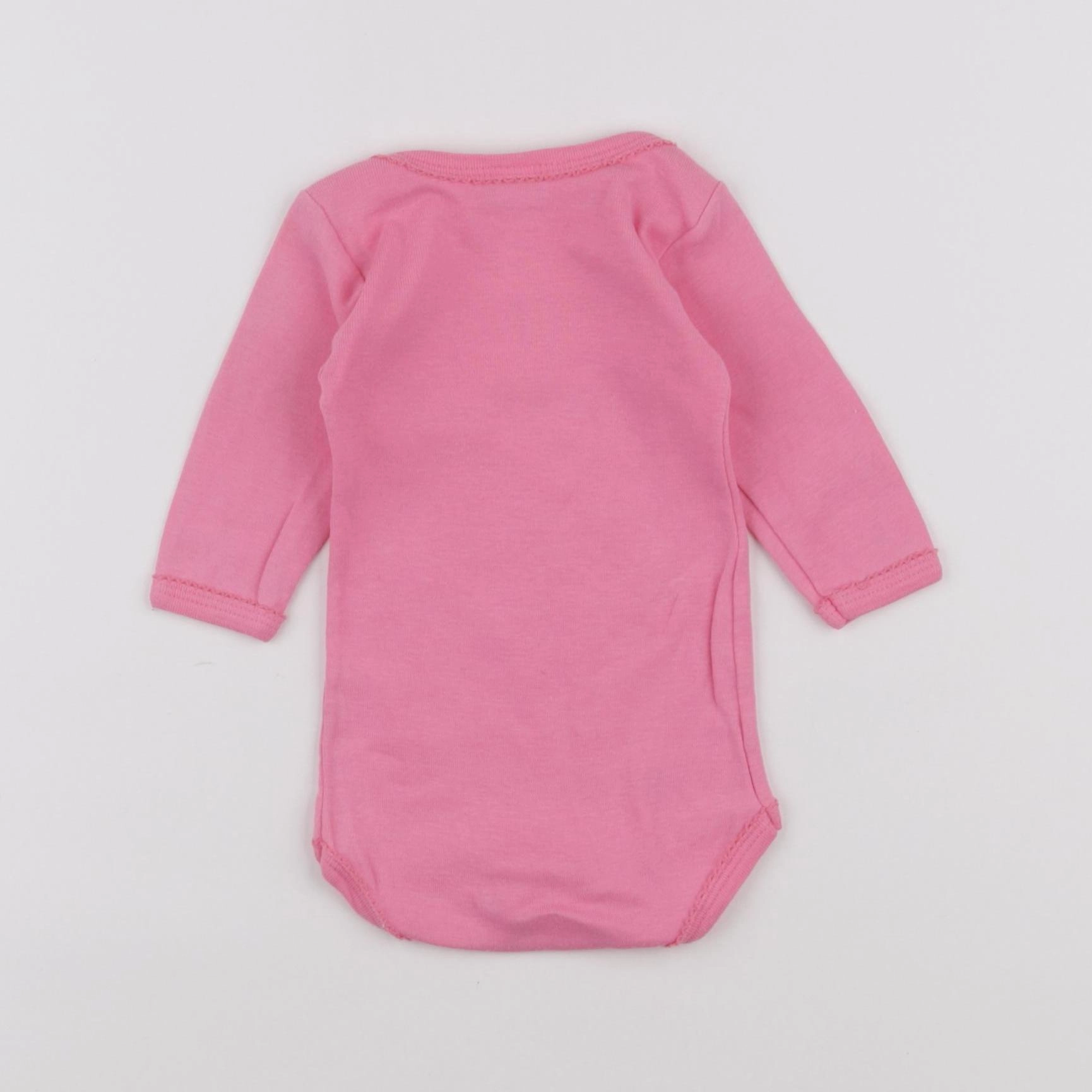 Petit Bateau - body rose - 3 mois