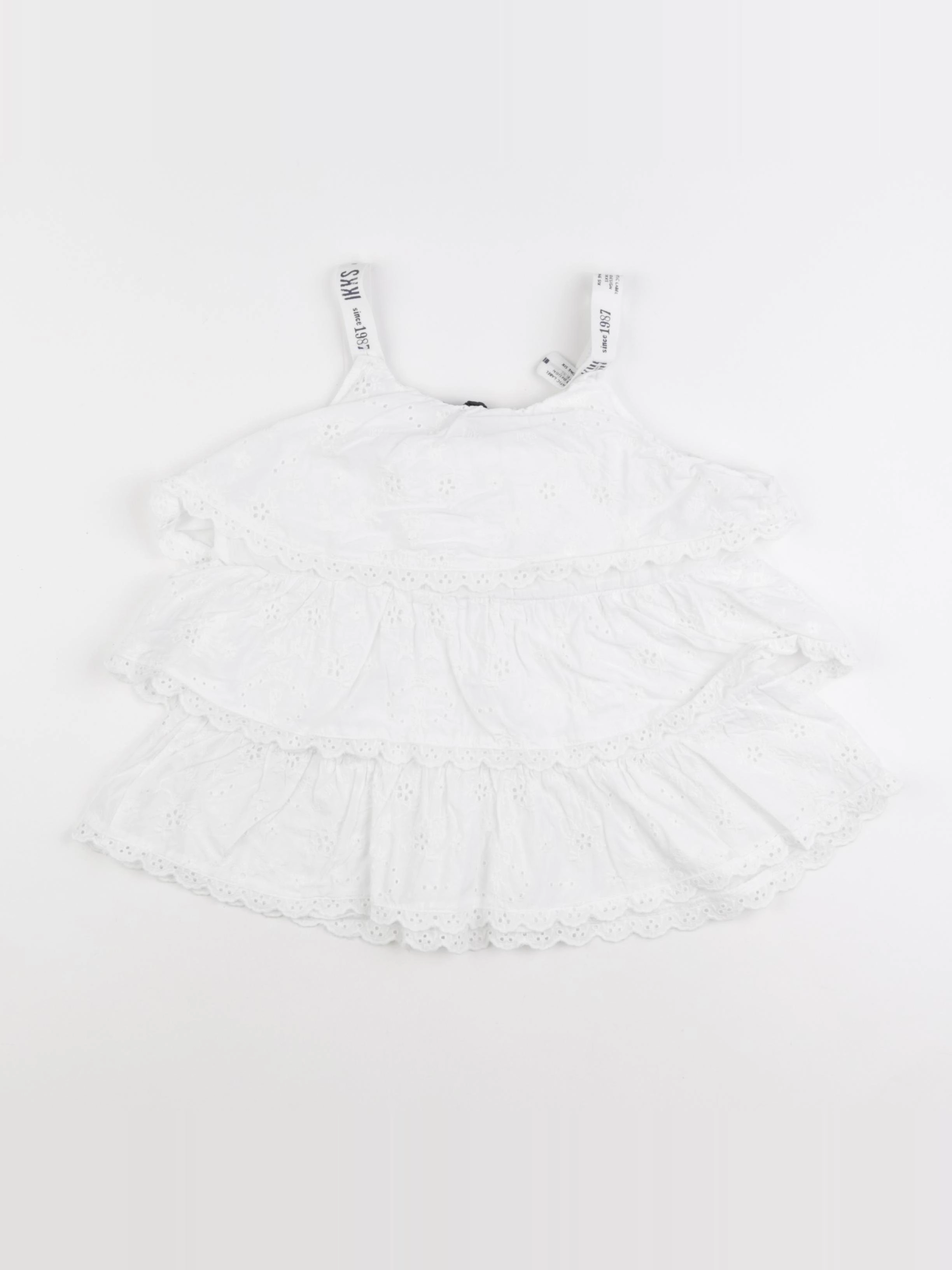 IKKS - blouse blanc - 10 ans