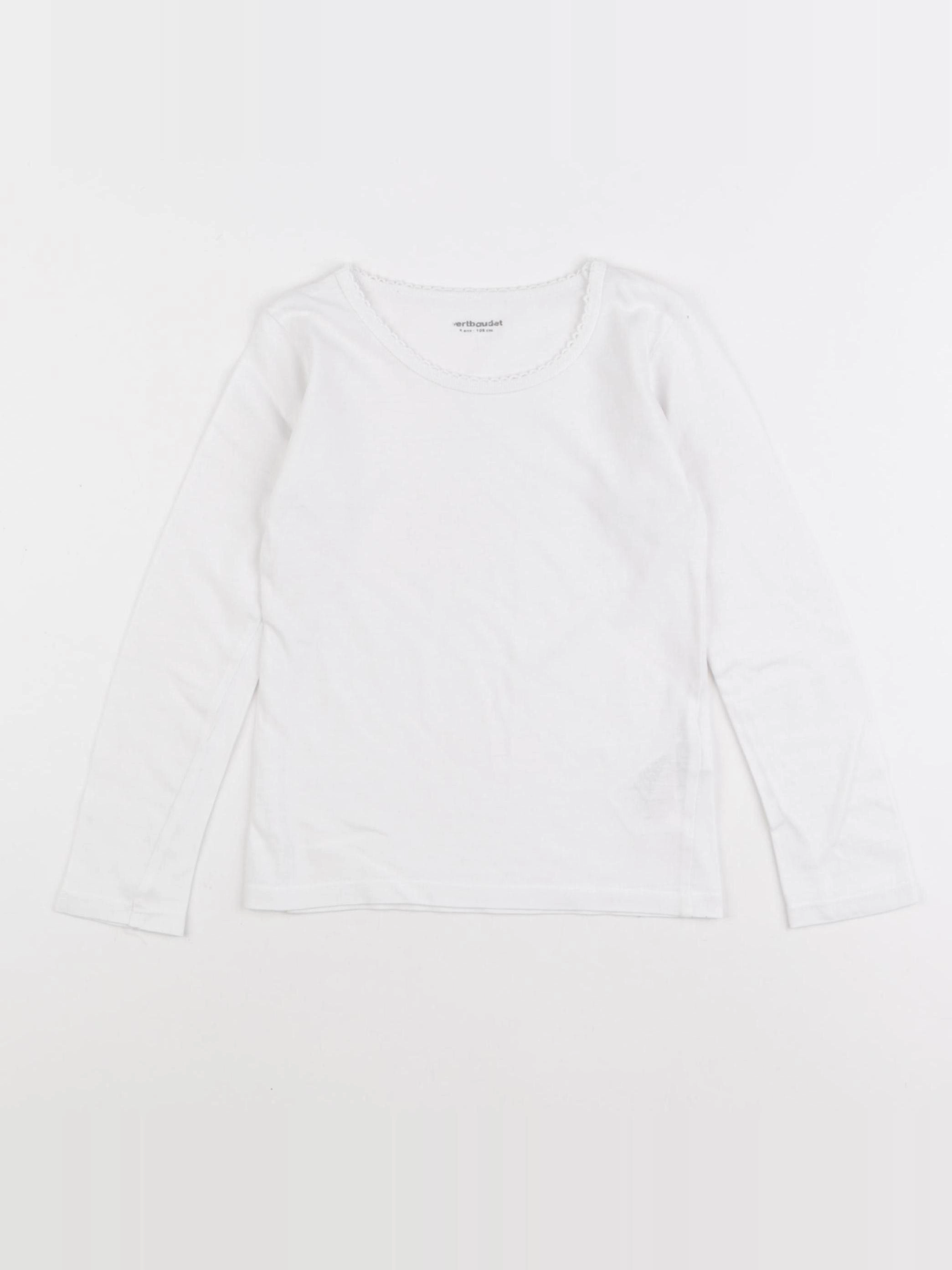Vertbaudet - maillot de corps blanc - 5 ans