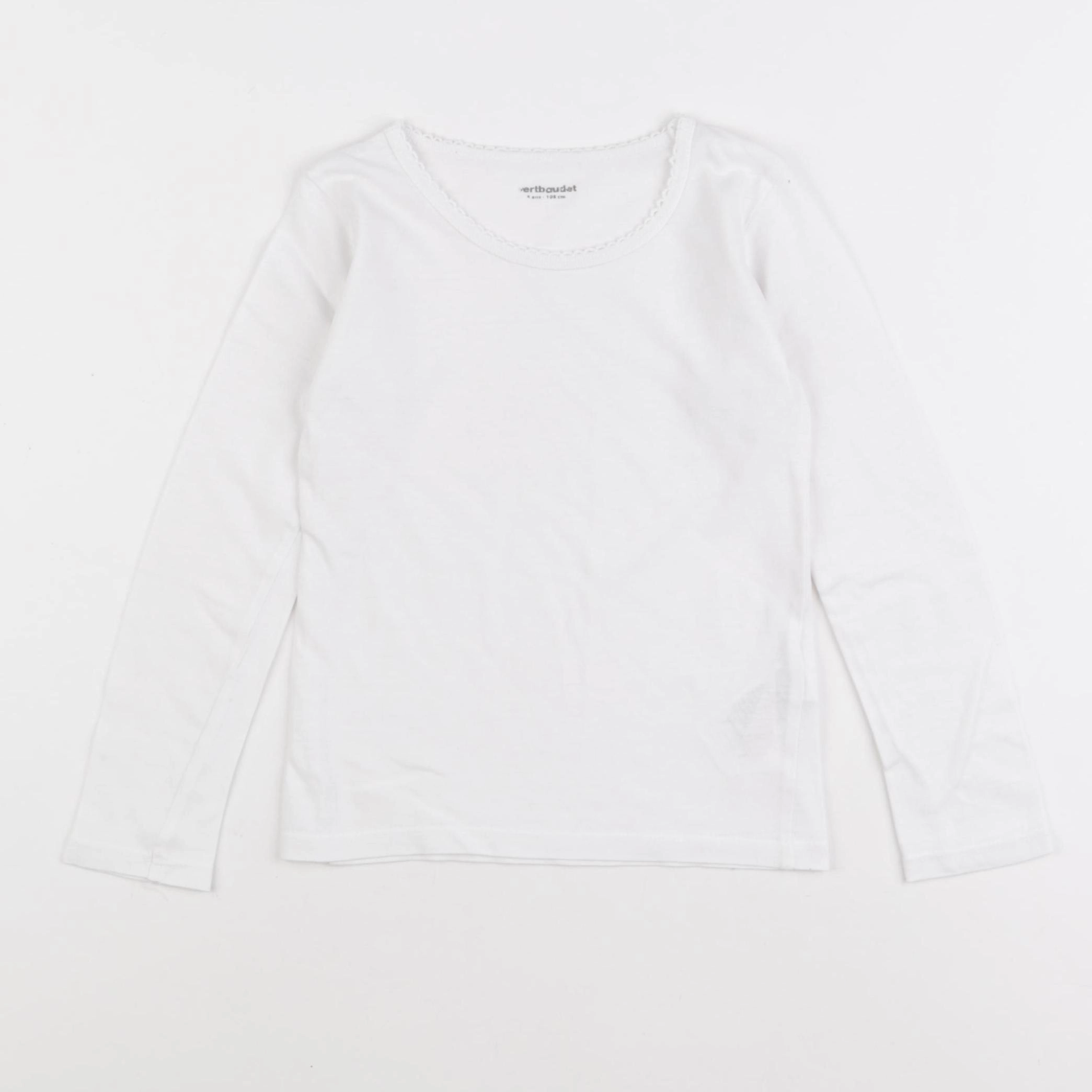 Vertbaudet - maillot de corps blanc - 5 ans