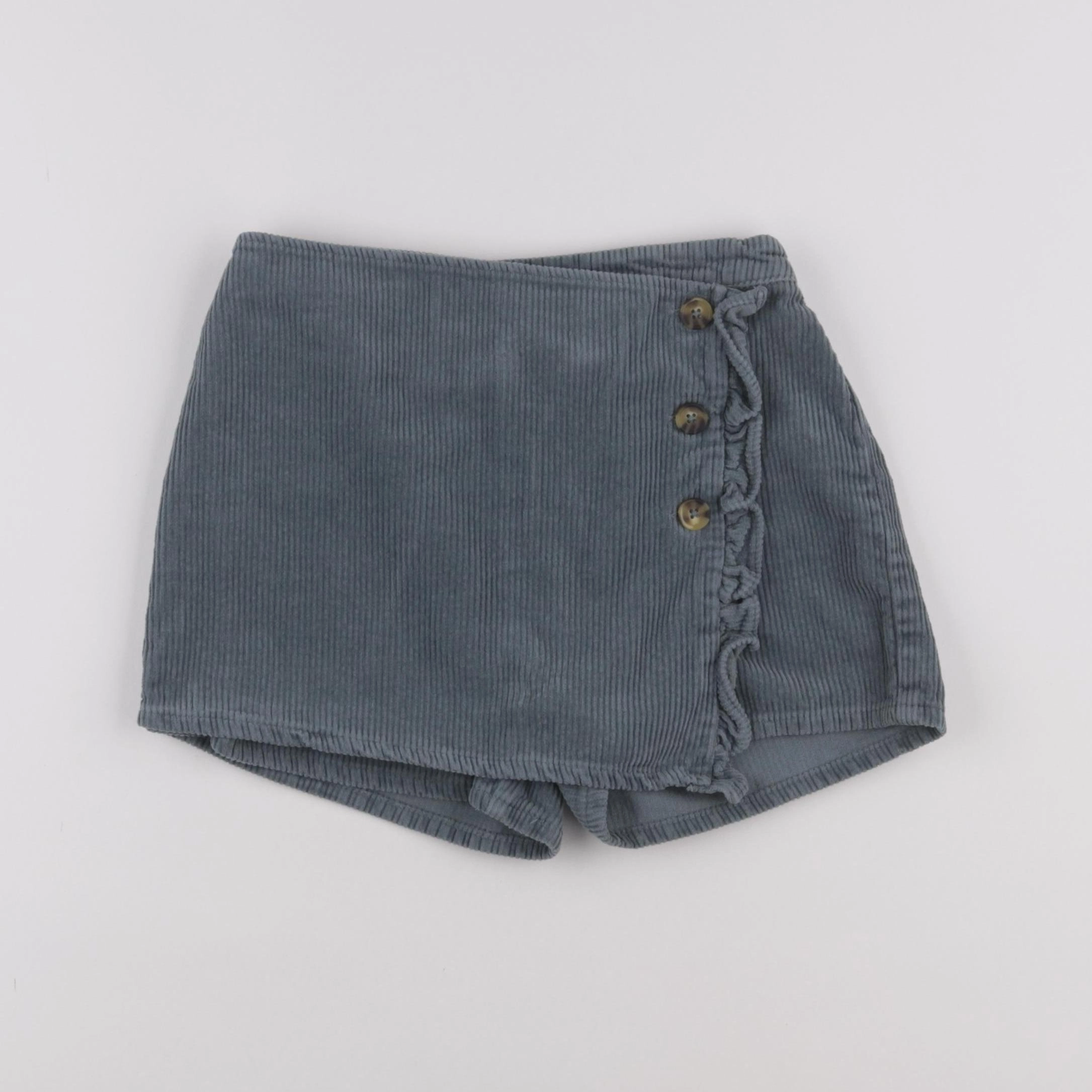 Vertbaudet - jupe short bleu - 8 ans