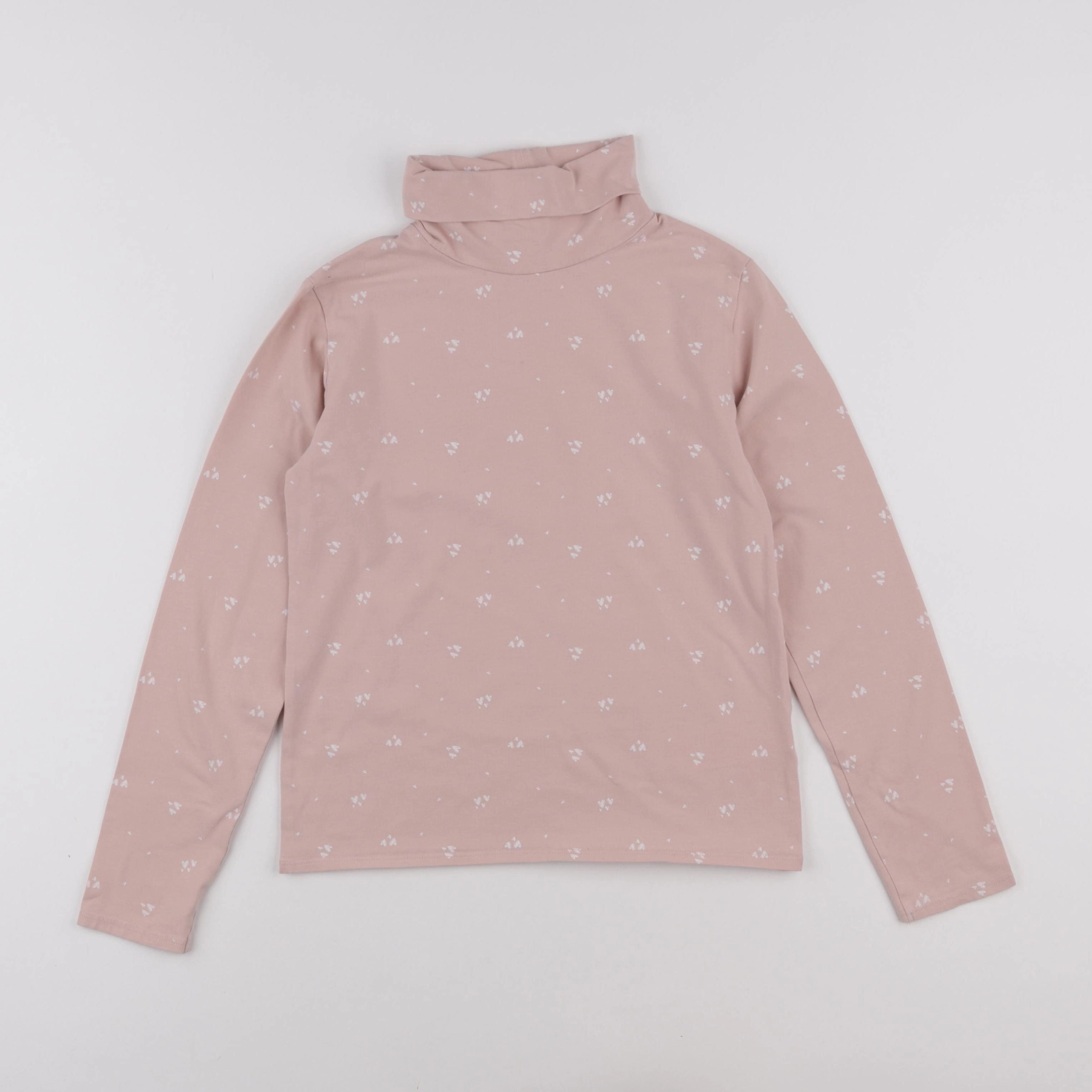 Vertbaudet - sous-pull rose - 10 ans
