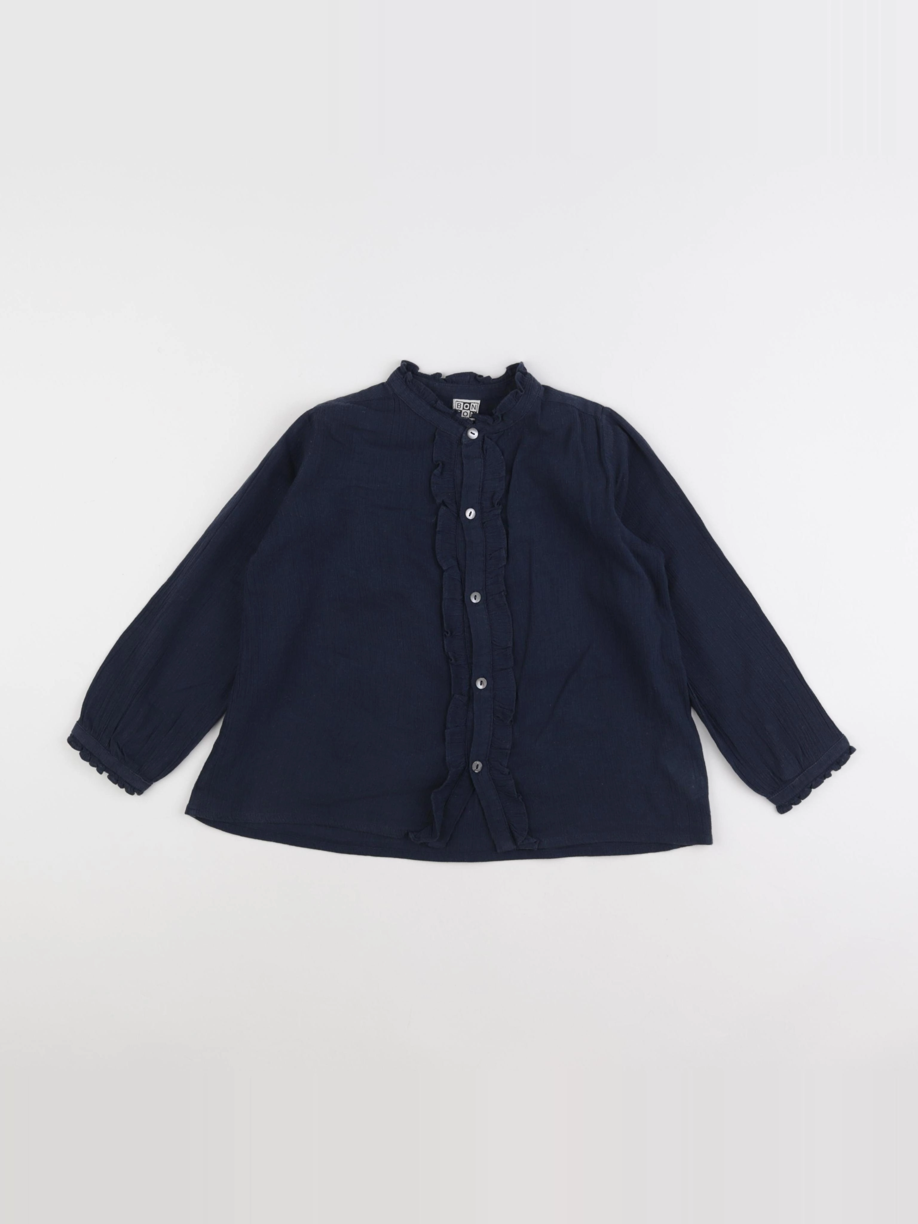 Bonton - blouse bleu - 6 ans