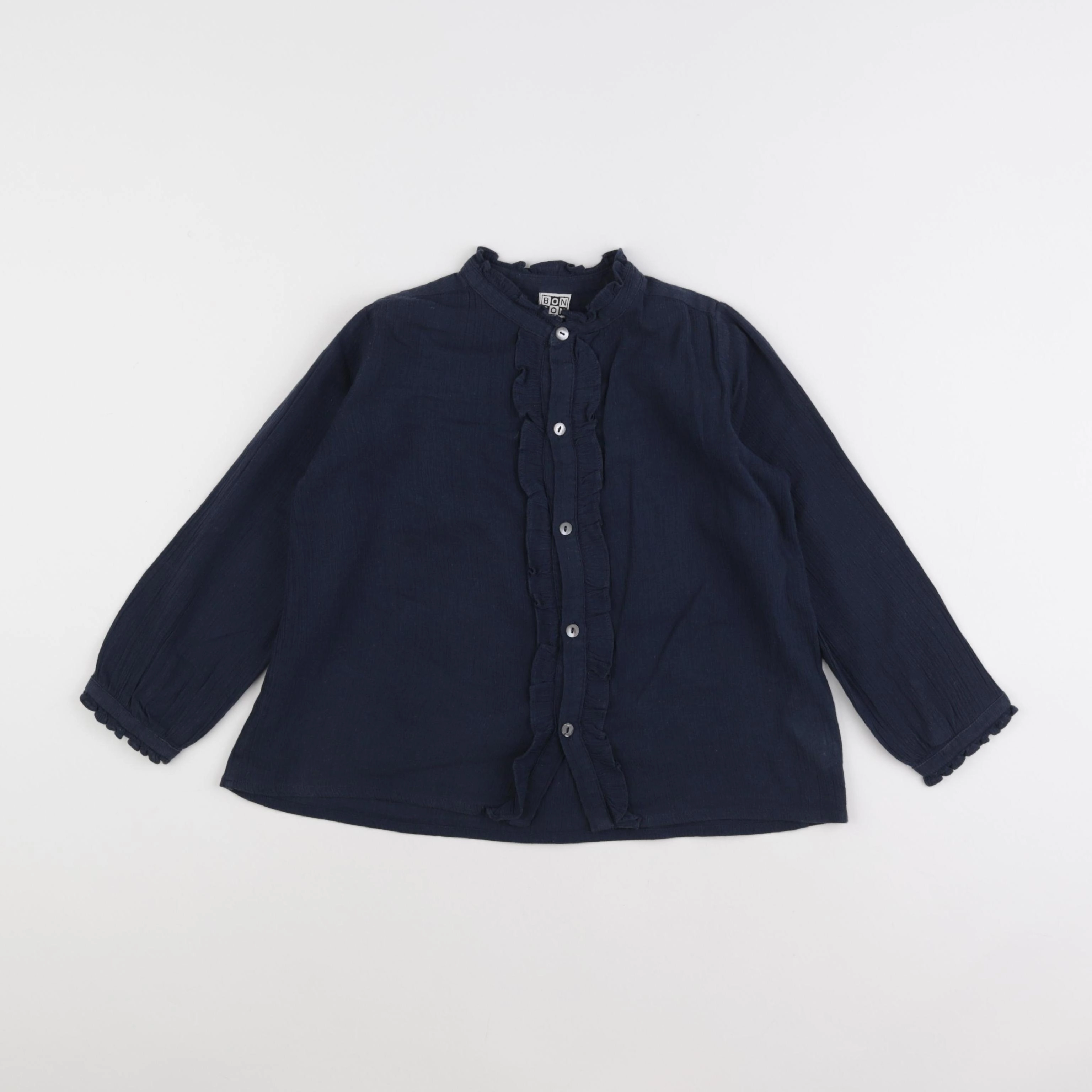 Bonton - blouse bleu - 6 ans