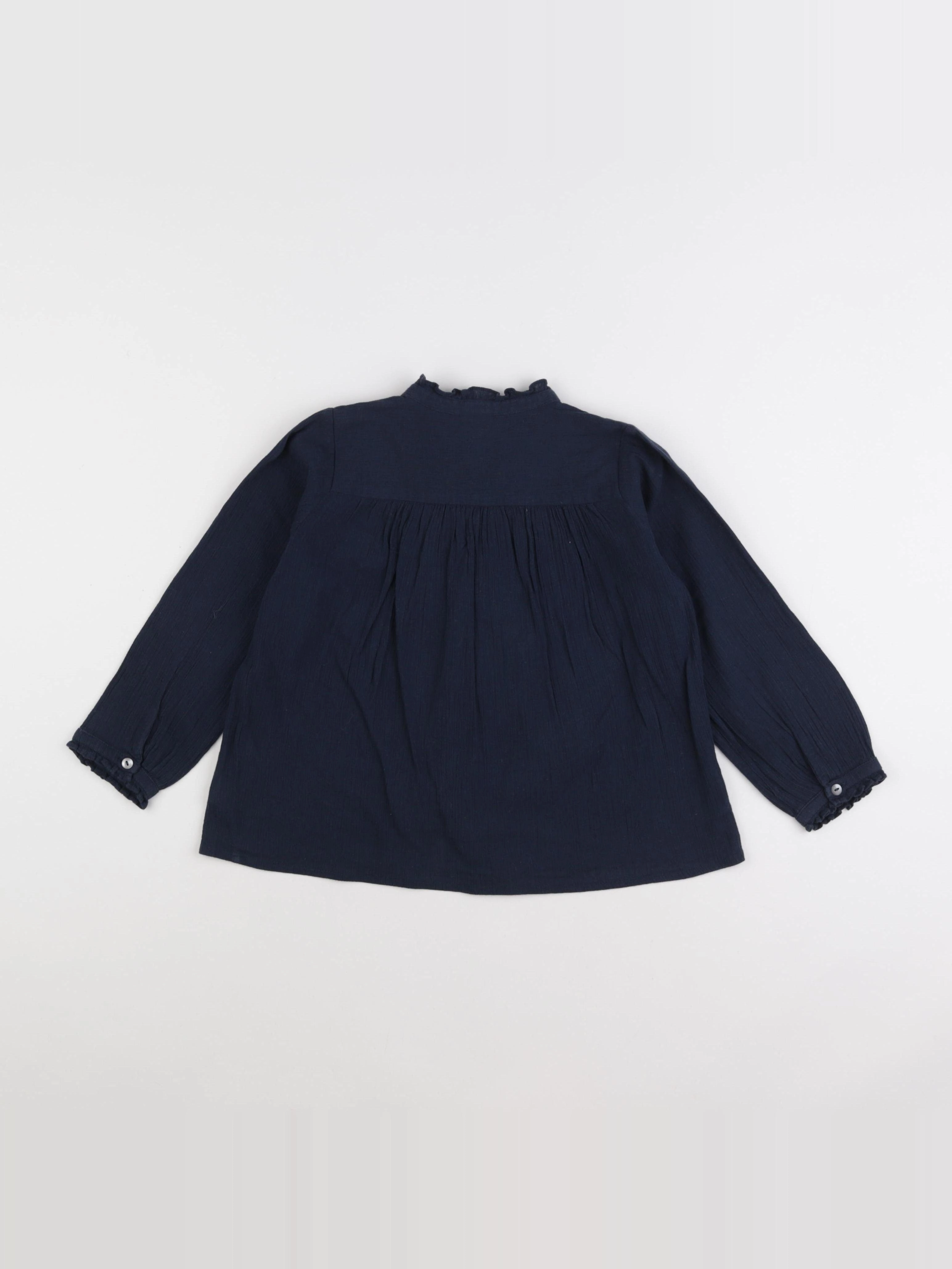Bonton - blouse bleu - 6 ans