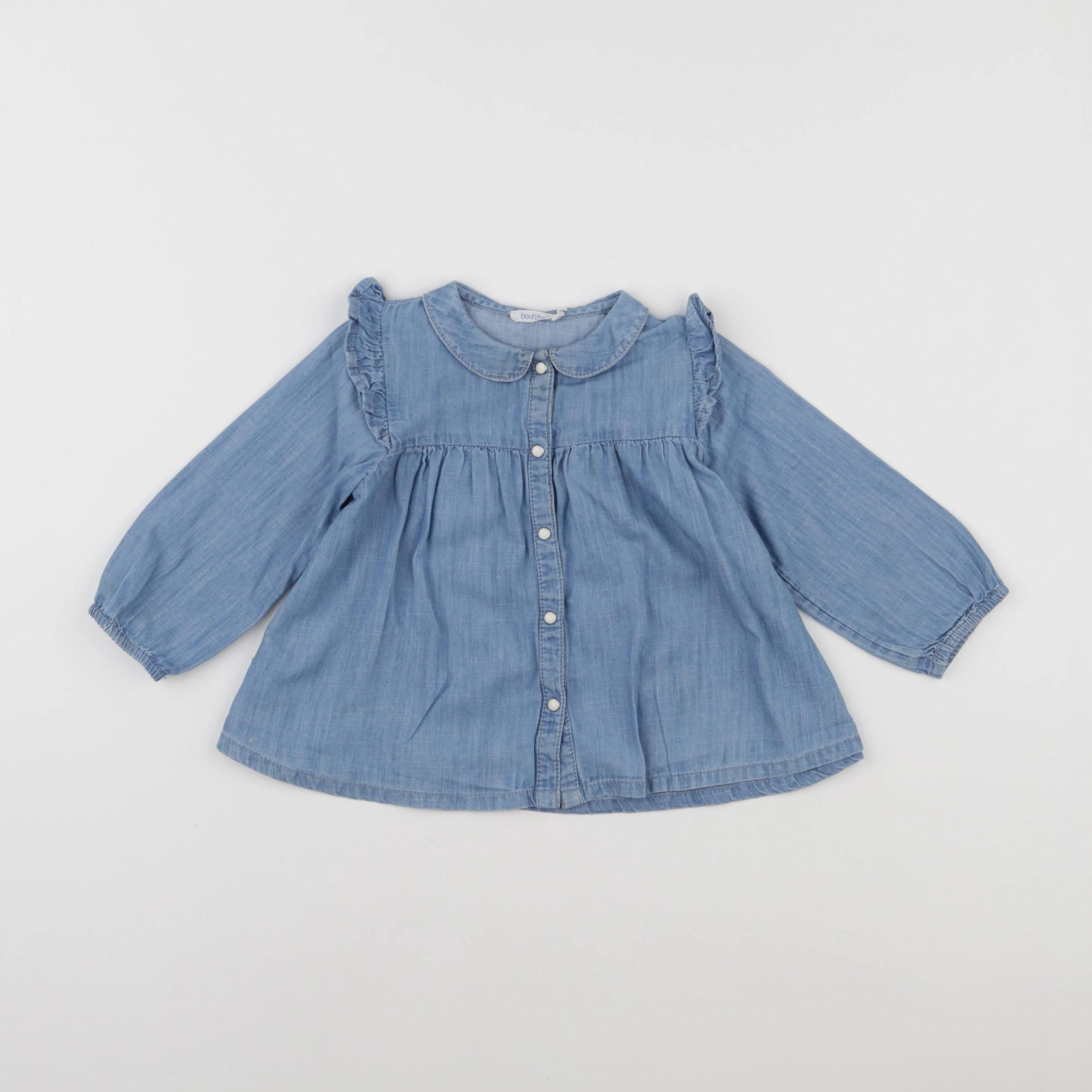 Boutchou - blouse bleu - 18 mois