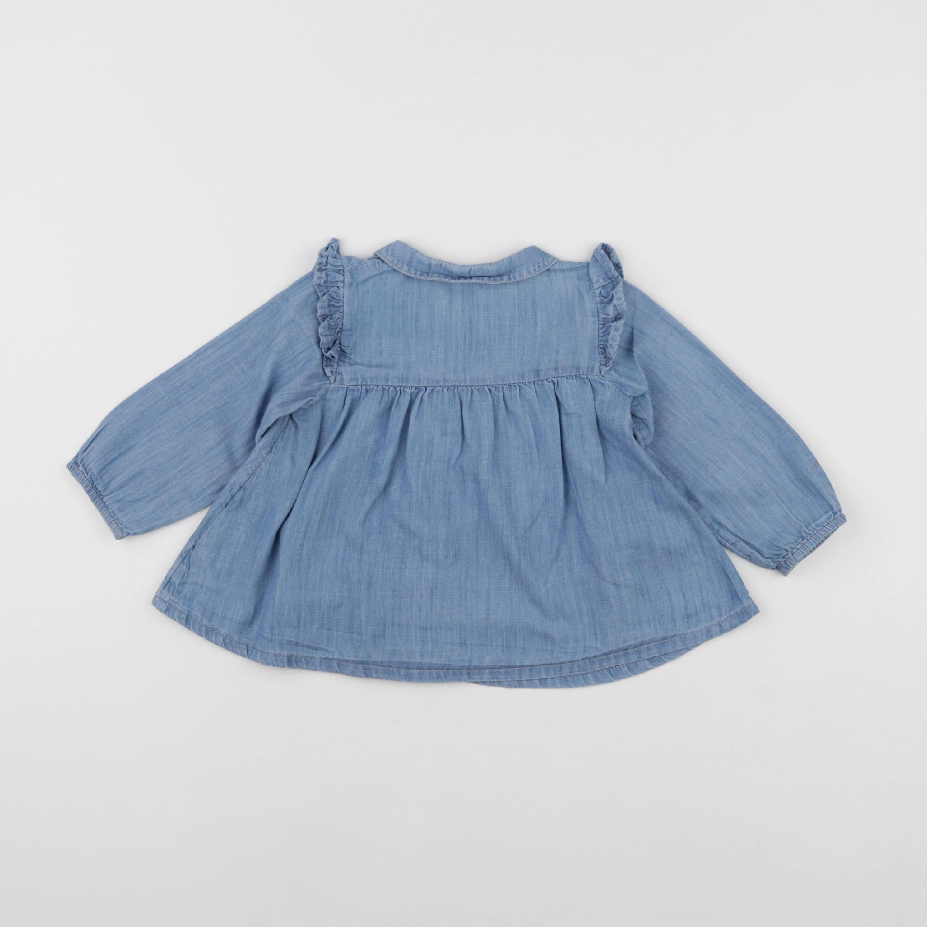 Boutchou - blouse bleu - 18 mois