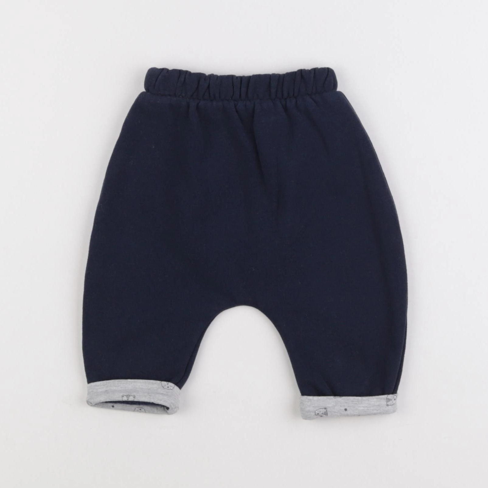 Vertbaudet - sarouel bleu - 1 mois