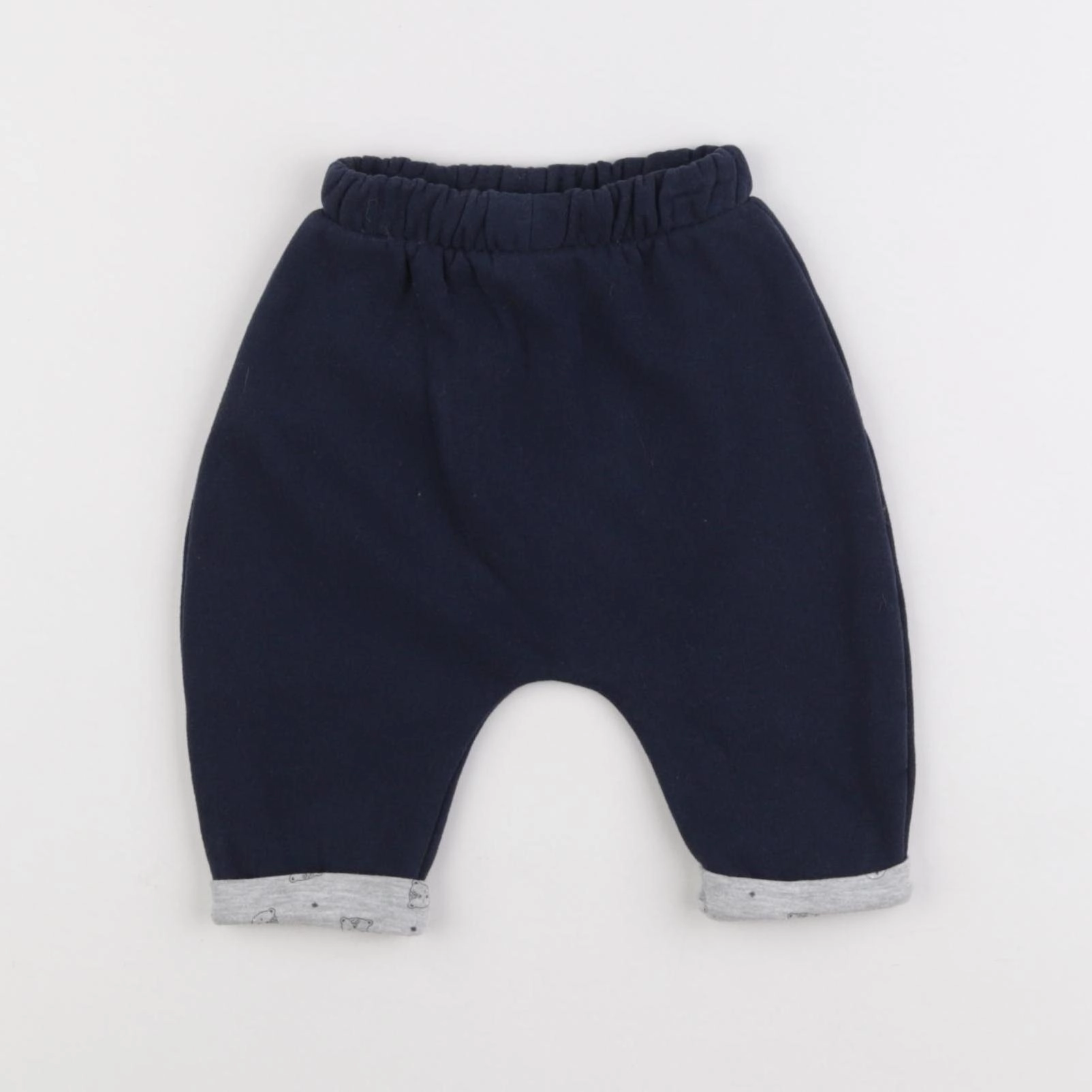 Vertbaudet - sarouel bleu - 1 mois