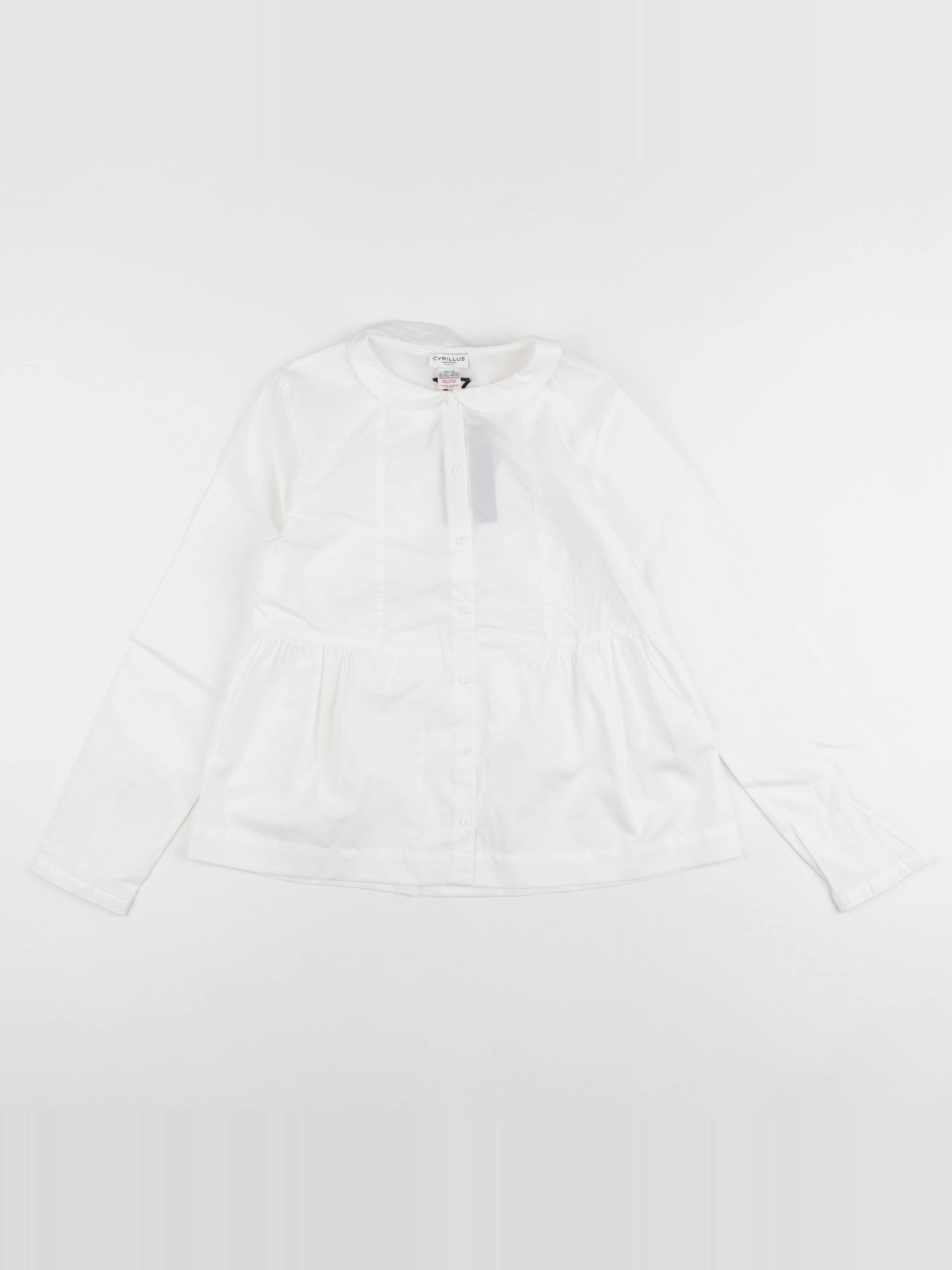 Cyrillus - blouse blanc - 10 ans