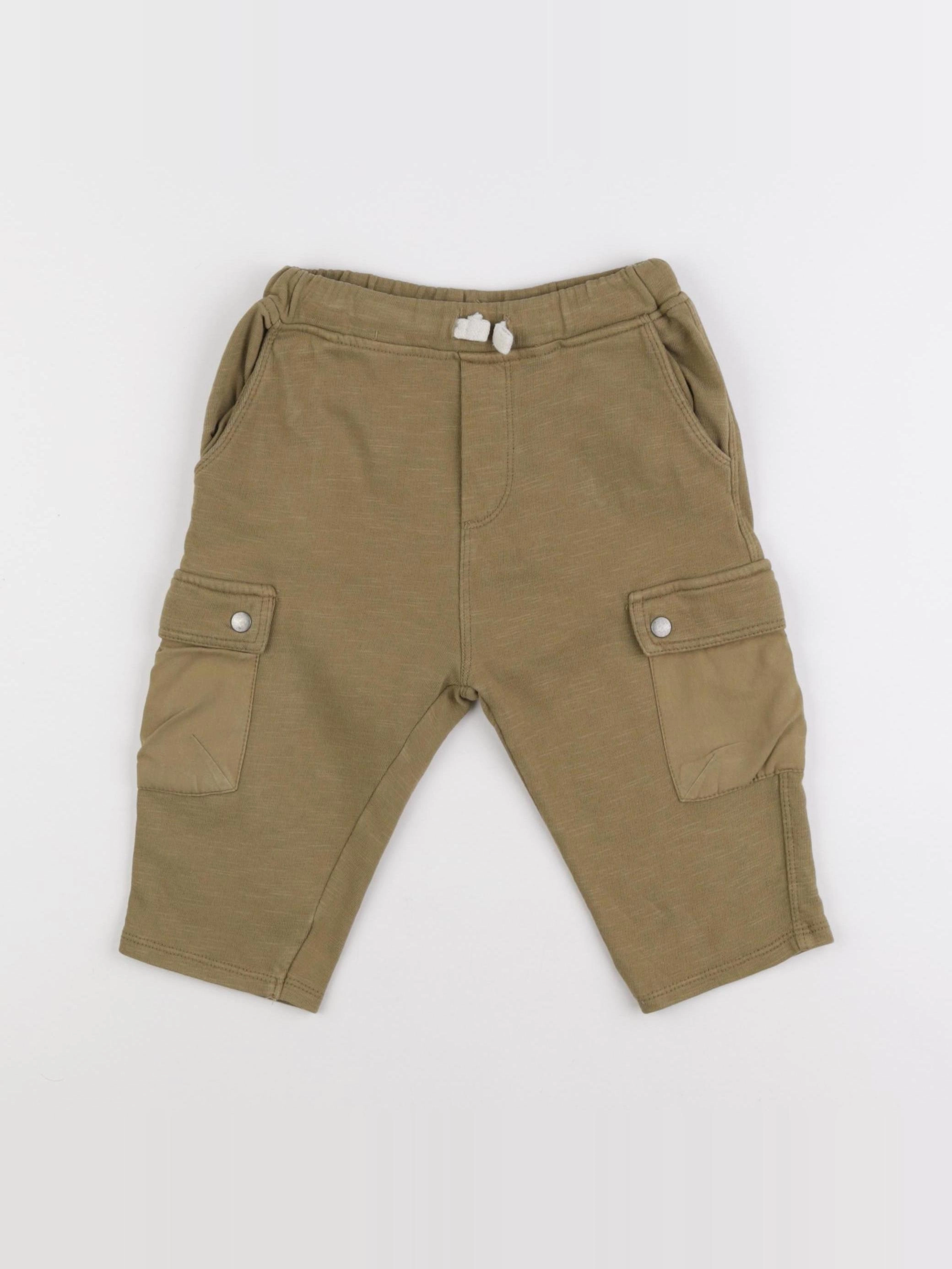 Zara - pantalon vert - 12/18 mois