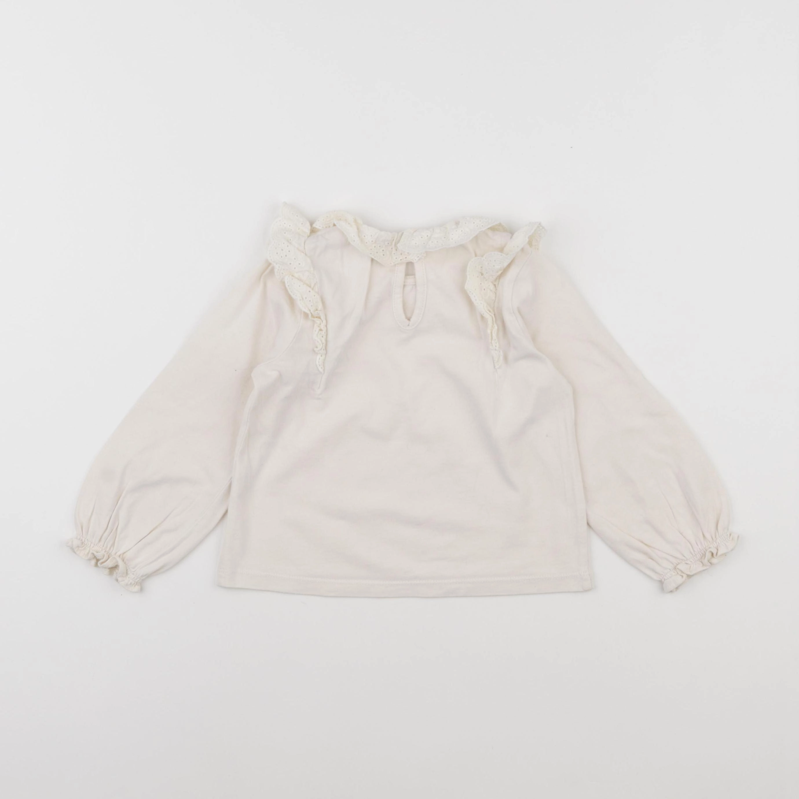 Vertbaudet - tee-shirt beige - 24 mois