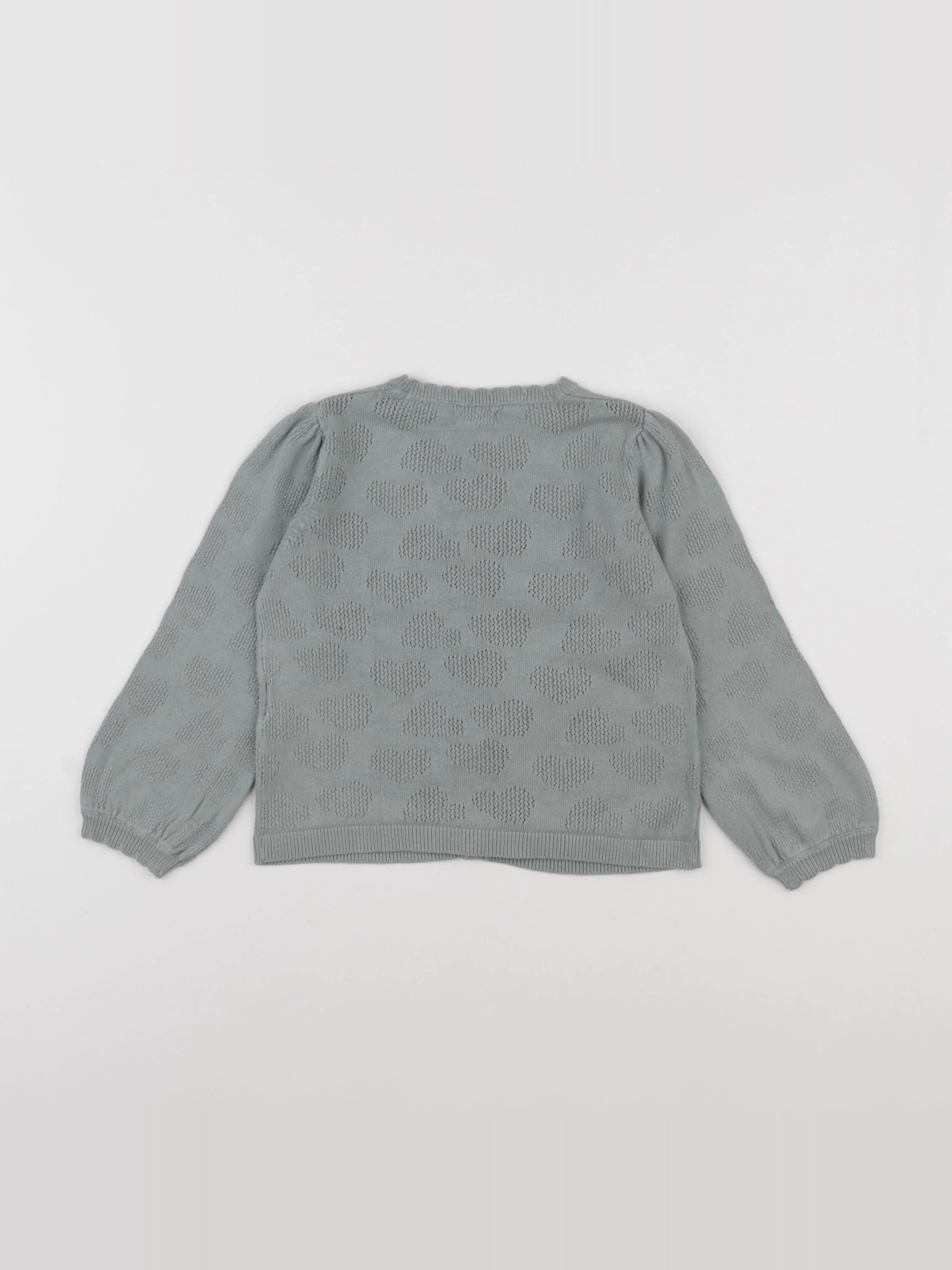 Vertbaudet - gilet vert - 24 mois