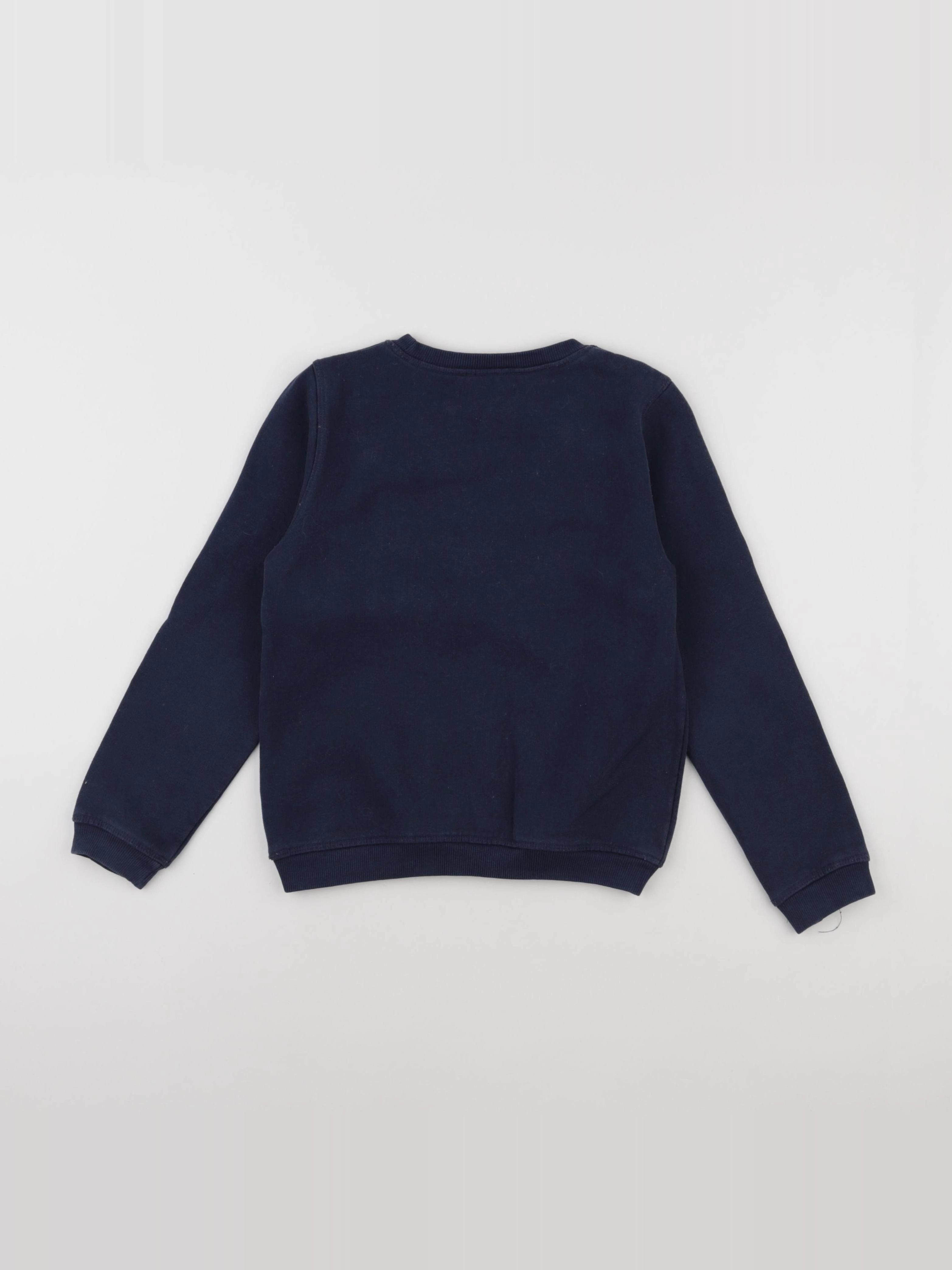 Vertbaudet - sweat bleu - 8 ans