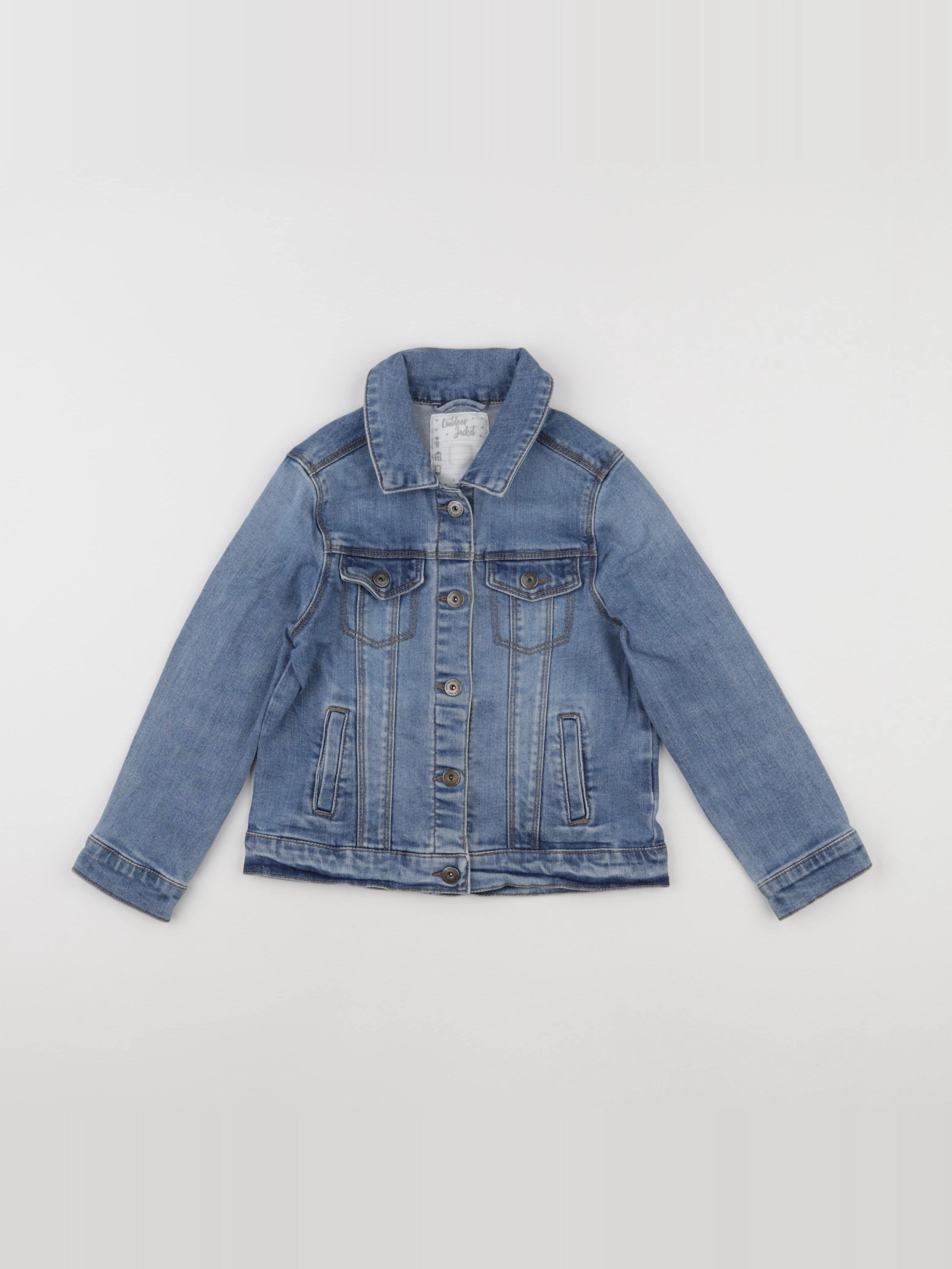 Vertbaudet - veste bleu - 6 ans