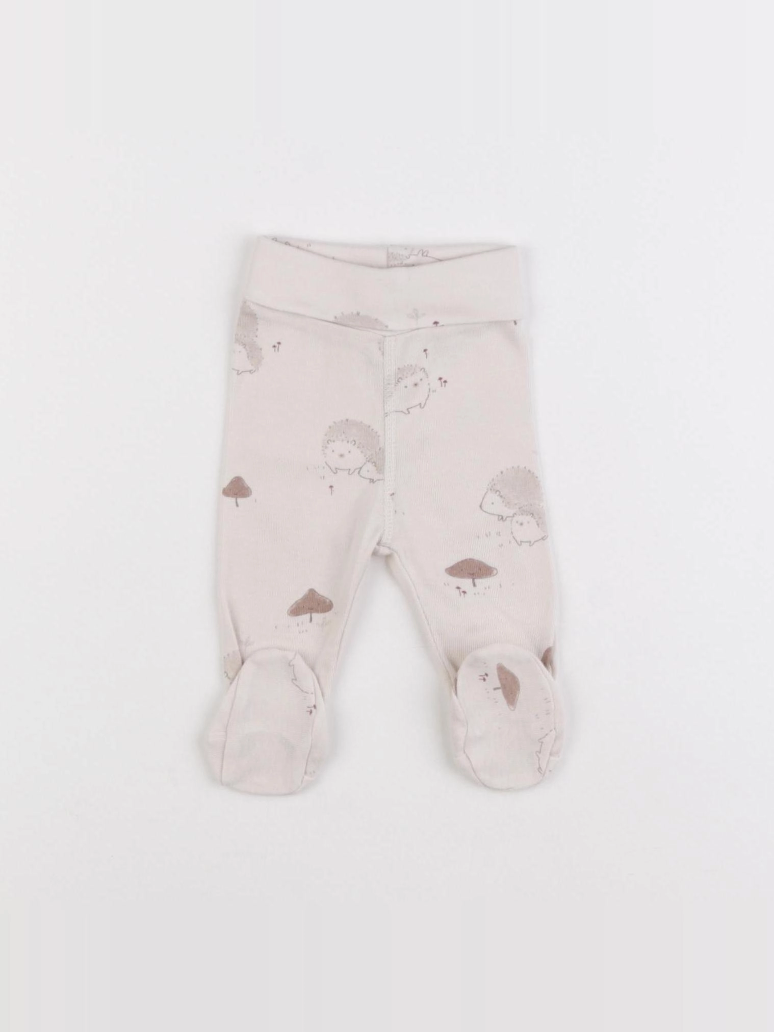 H&M - legging beige - 0/1 mois