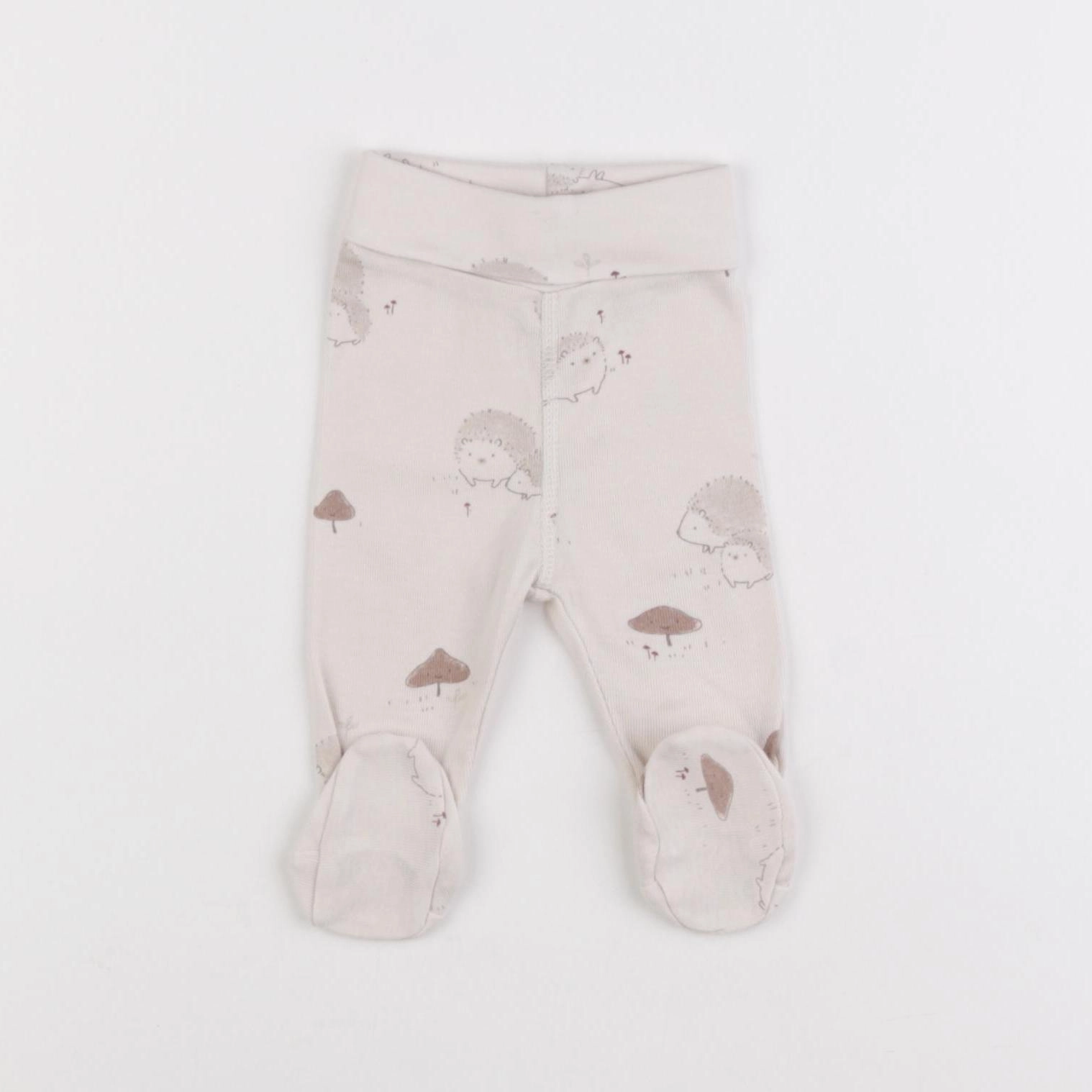 H&M - legging beige - 0/1 mois
