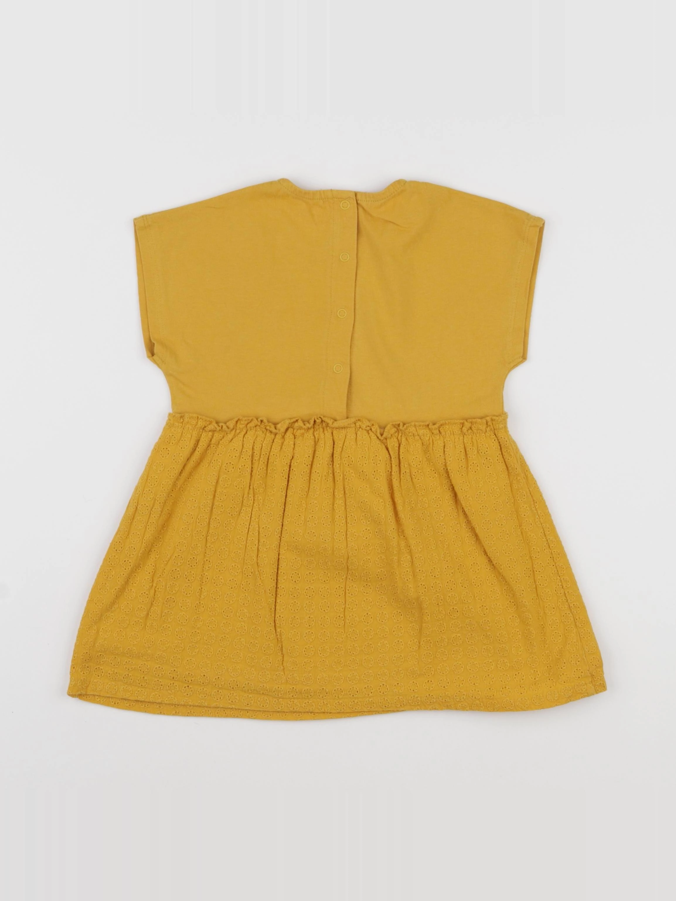 Vertbaudet - robe jaune - 18 mois