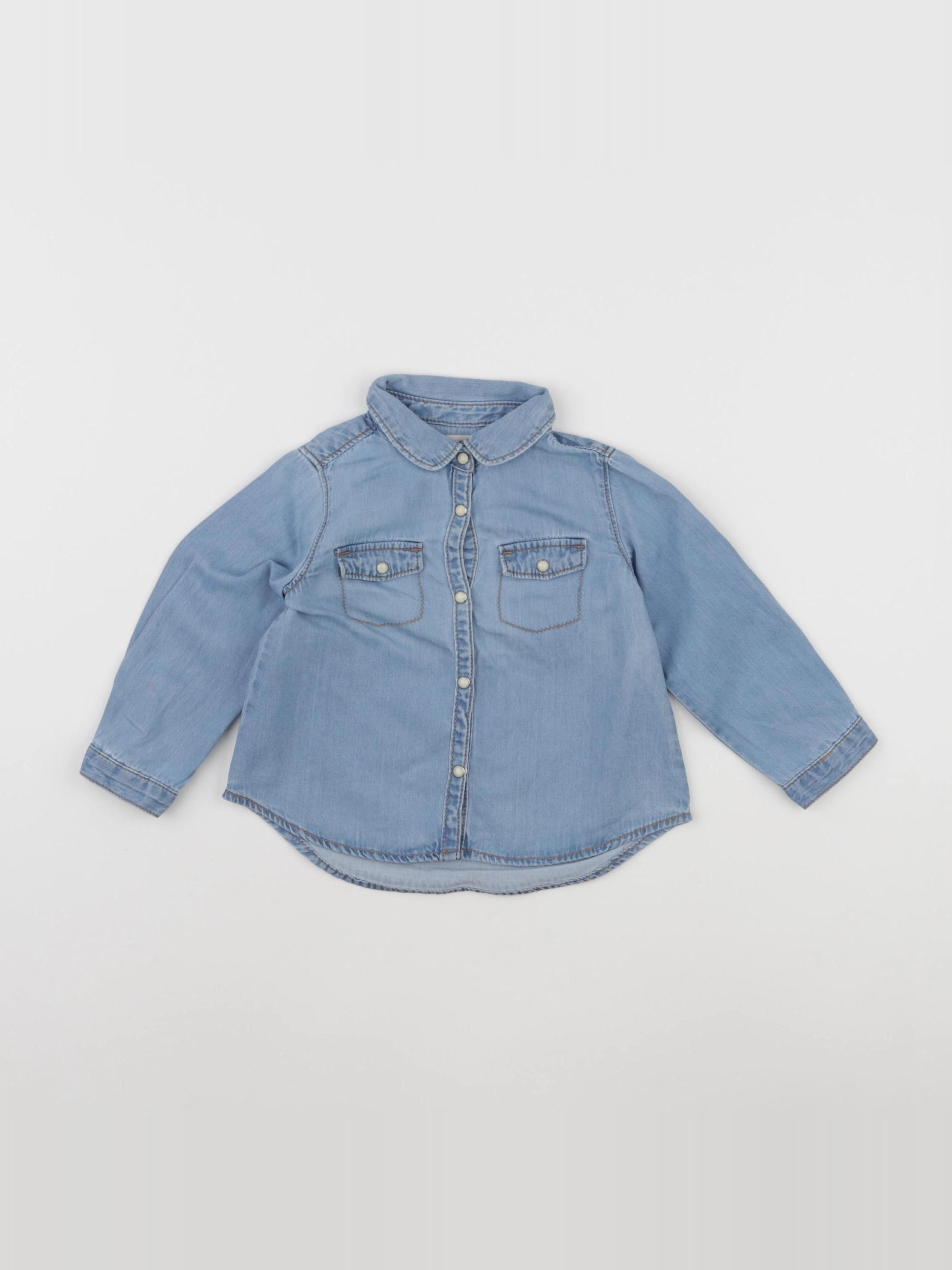Zara - chemise bleu - 12/18 mois