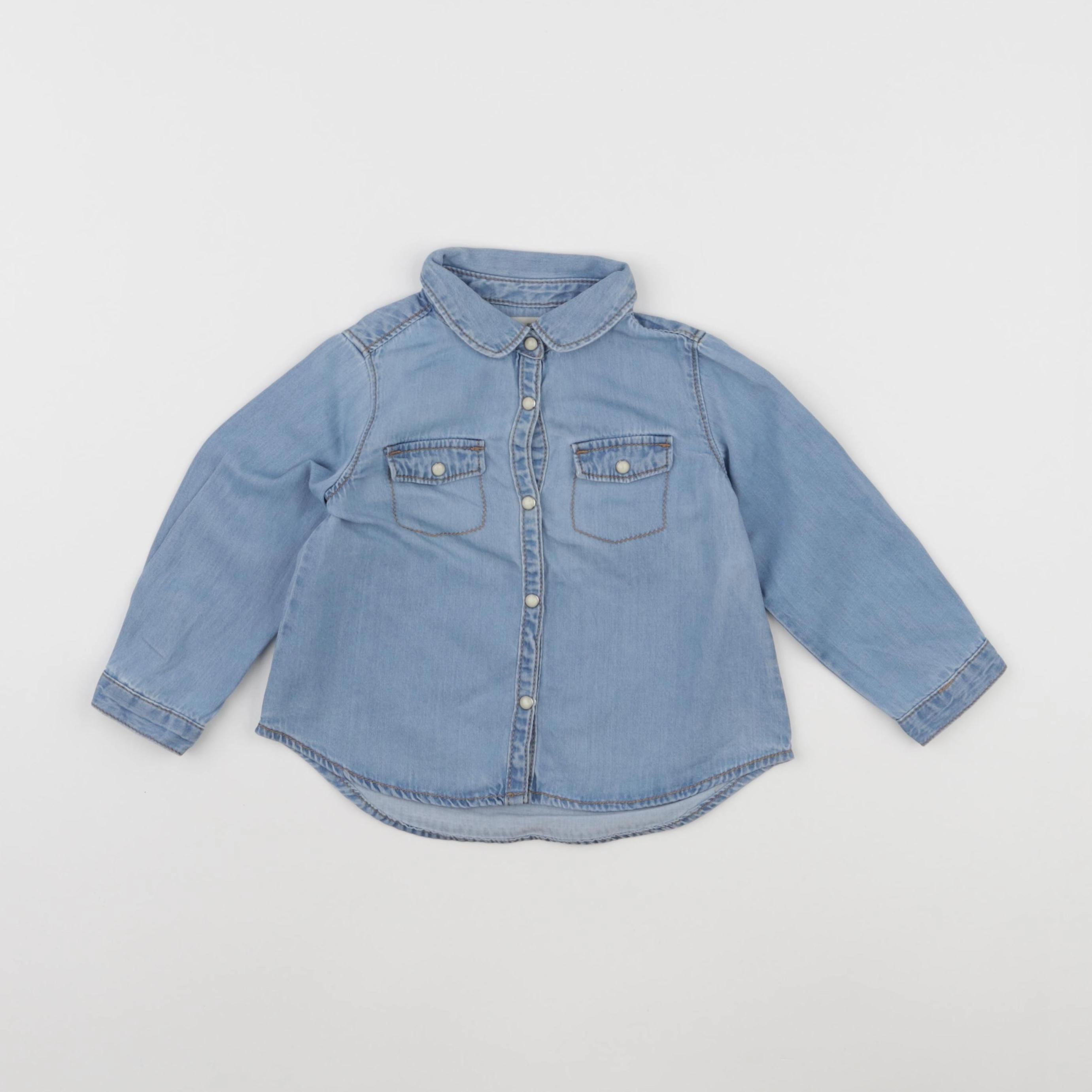 Zara - chemise bleu - 12/18 mois