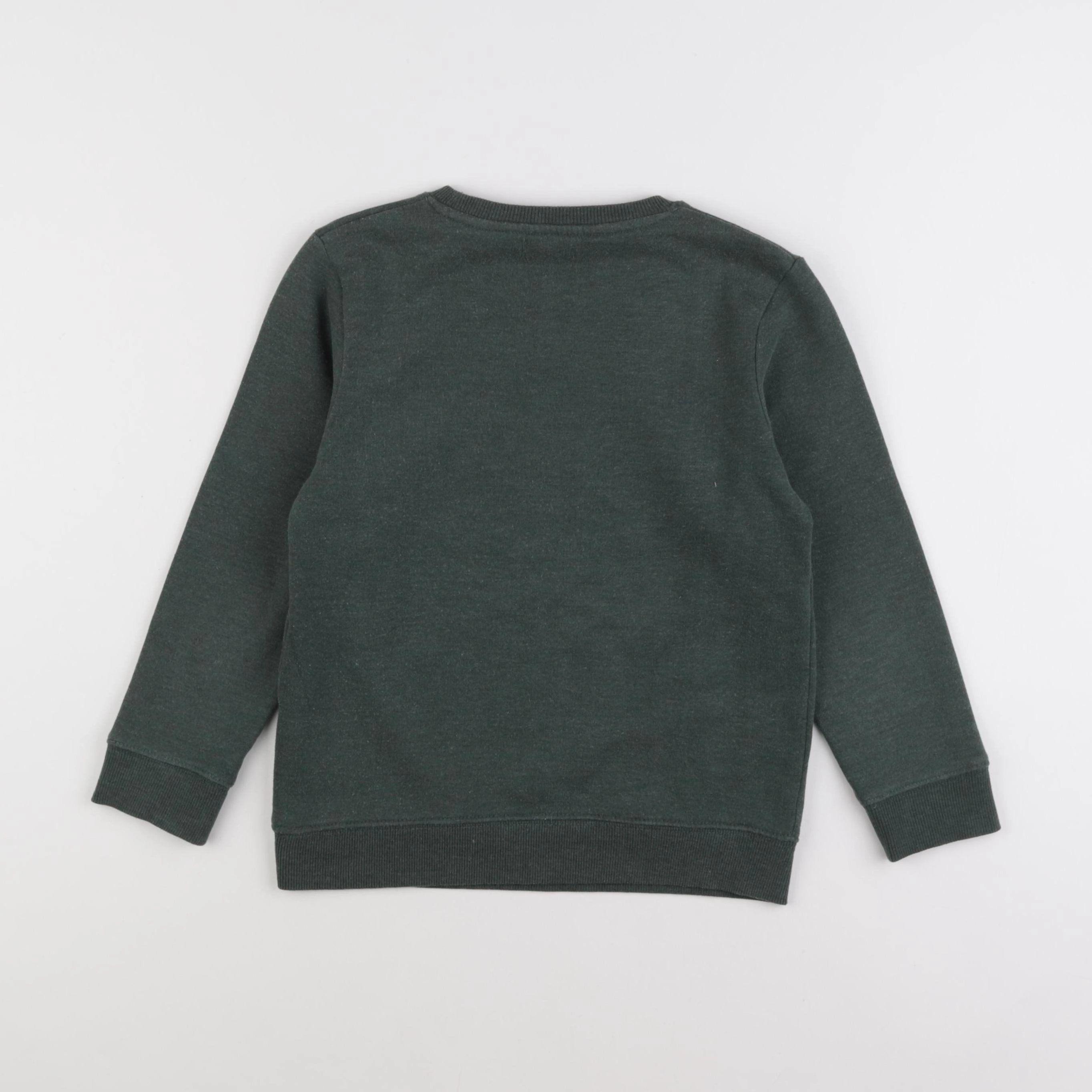 Vertbaudet - sweat vert - 8 ans