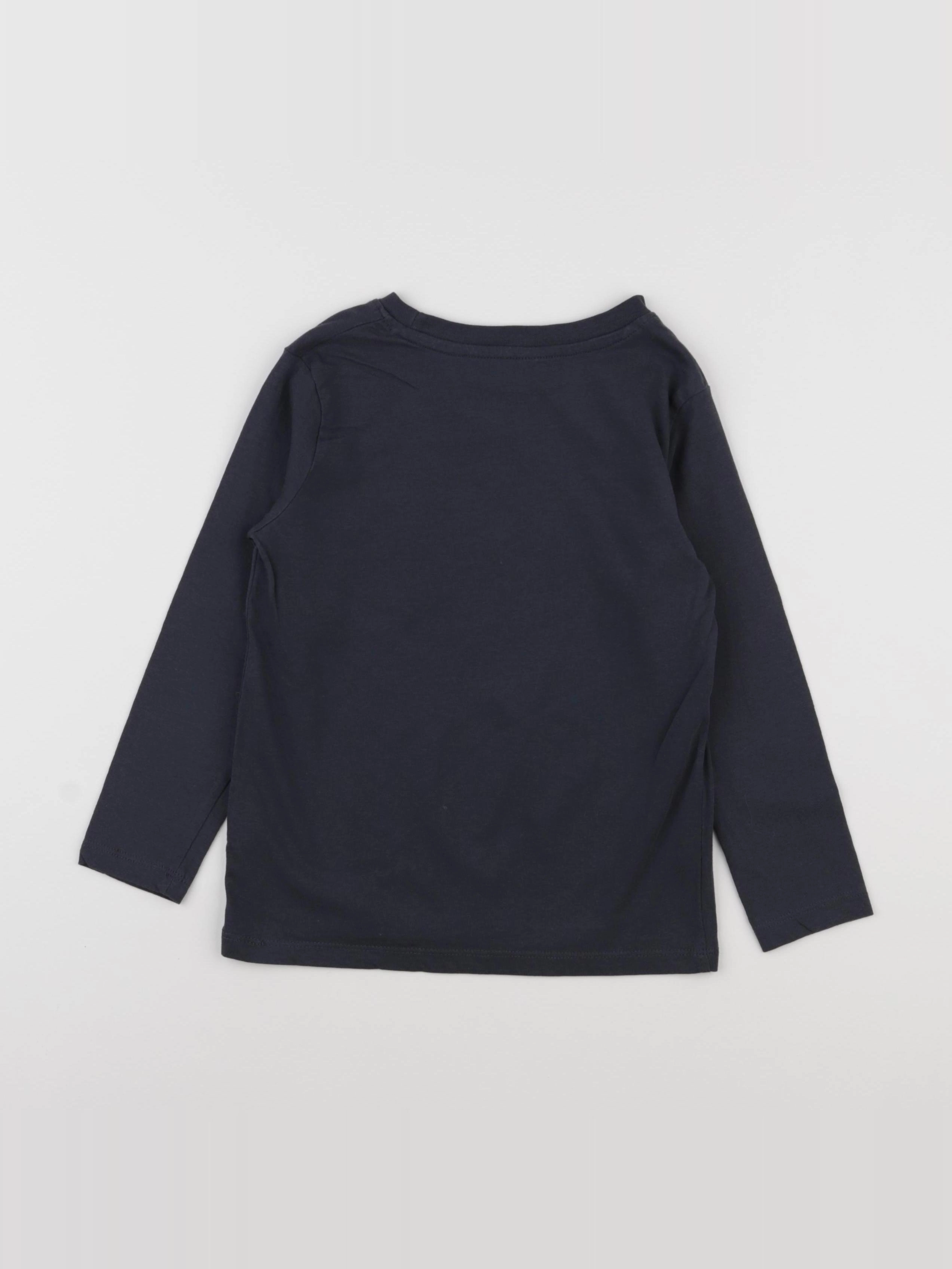 H&M - tee-shirt gris - 4/6 ans