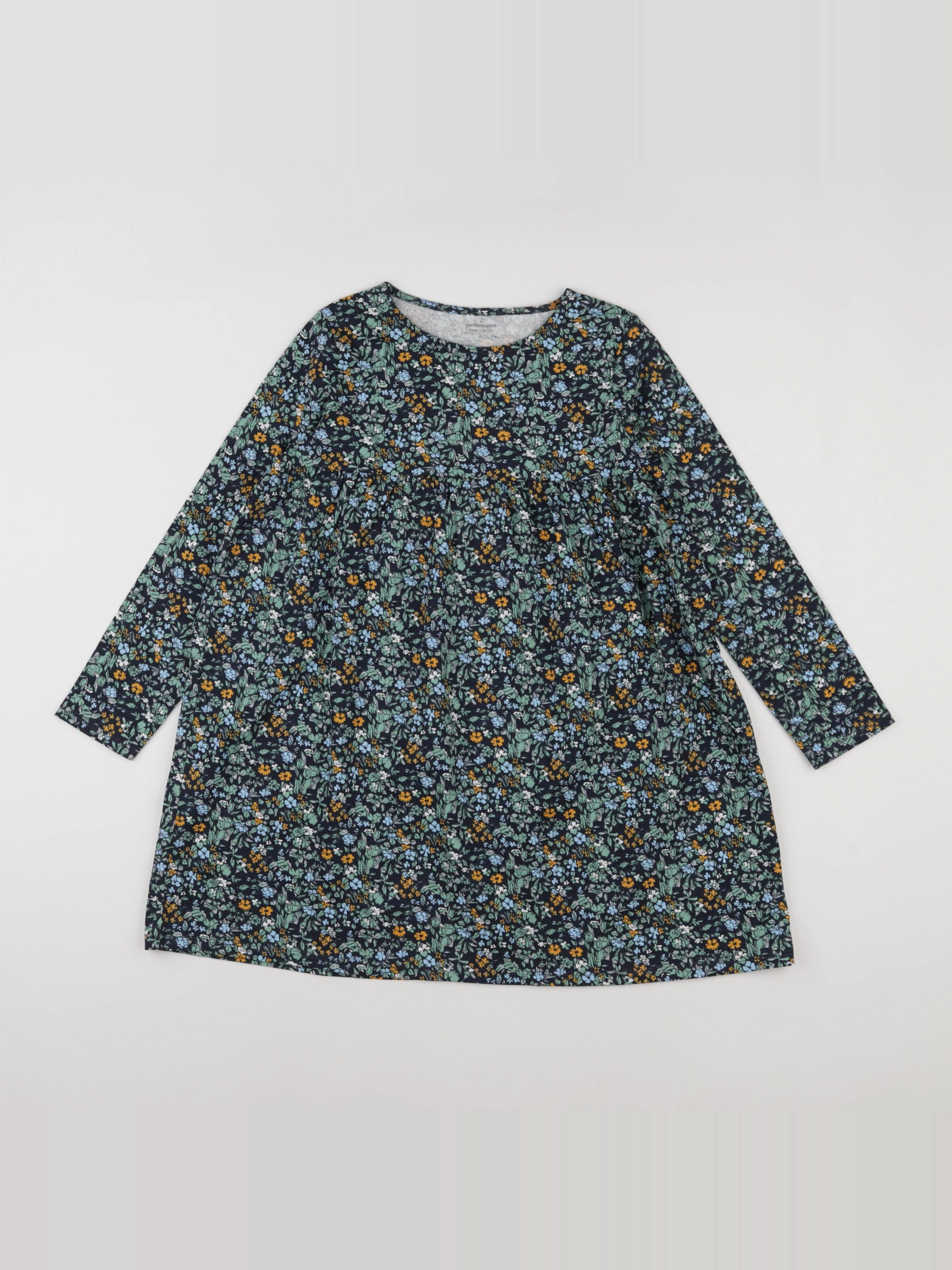 Vertbaudet - robe bleu - 8 ans